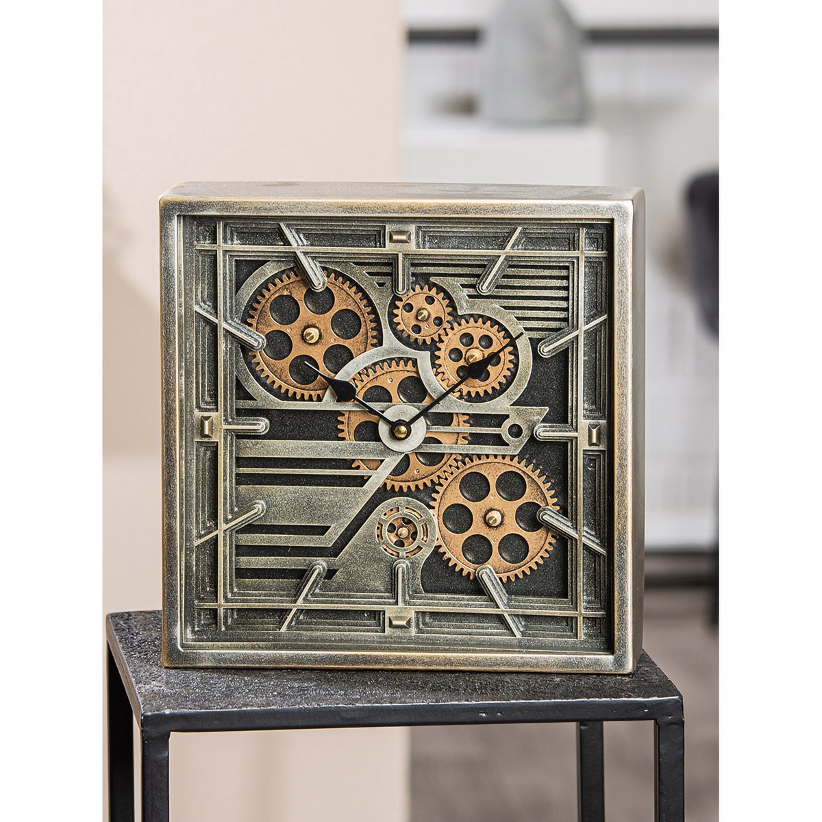 Tischuhr quadratisch Quadro H.27 cm