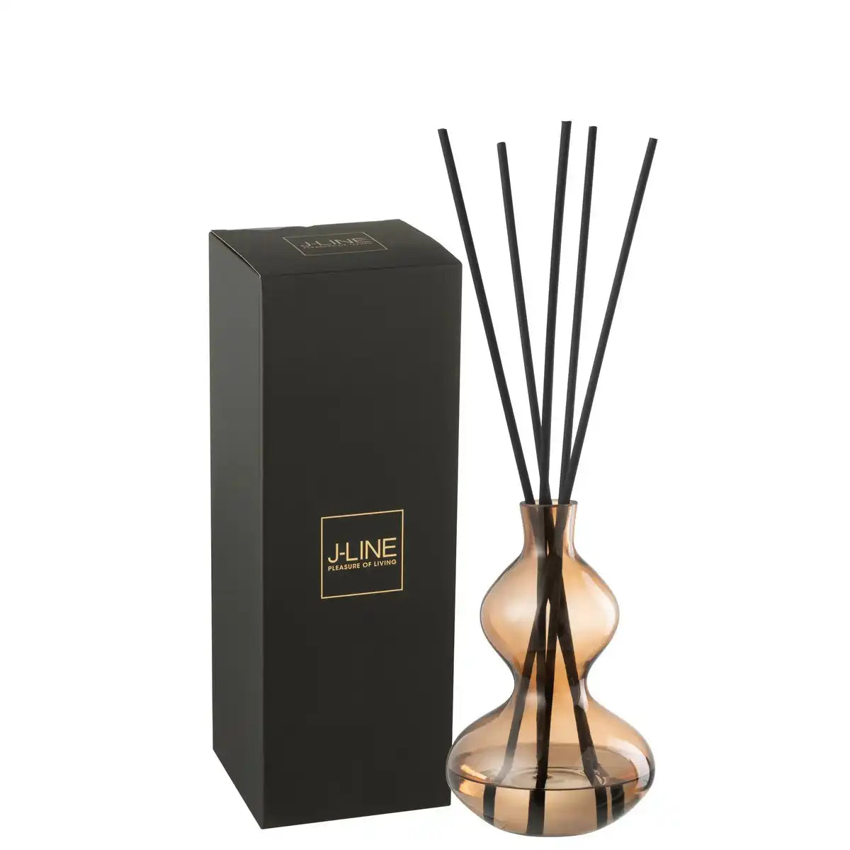 J -Line Geurolie Nordic Vetiver - Glas - Amber - klein