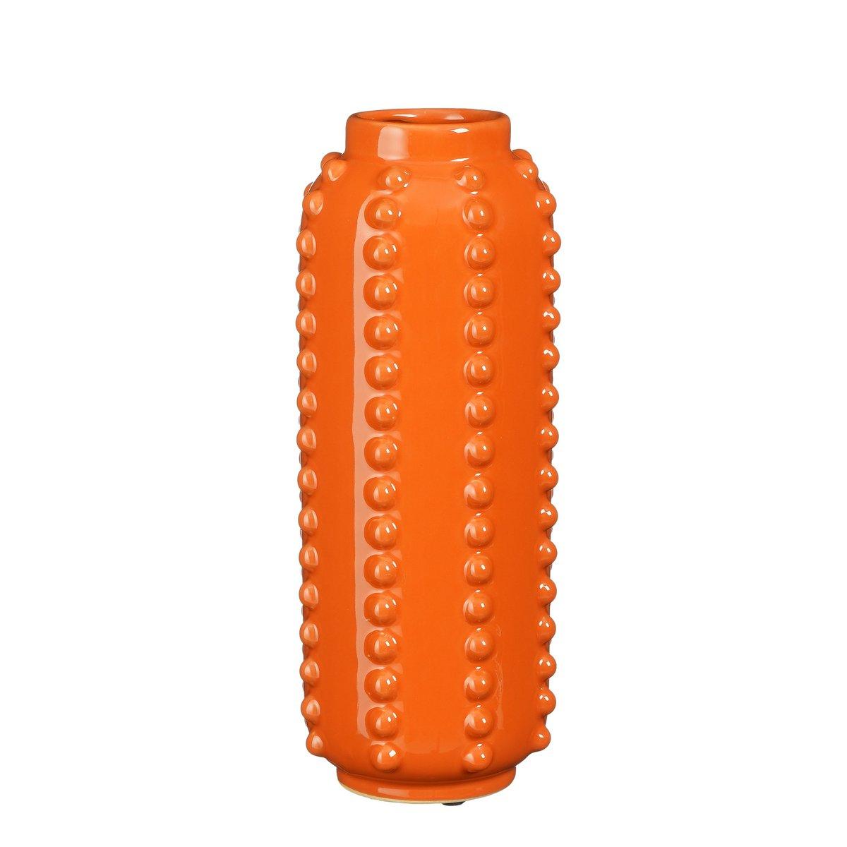 Boaz Vase - H30 x Ø11 cm - Keramik - Orange