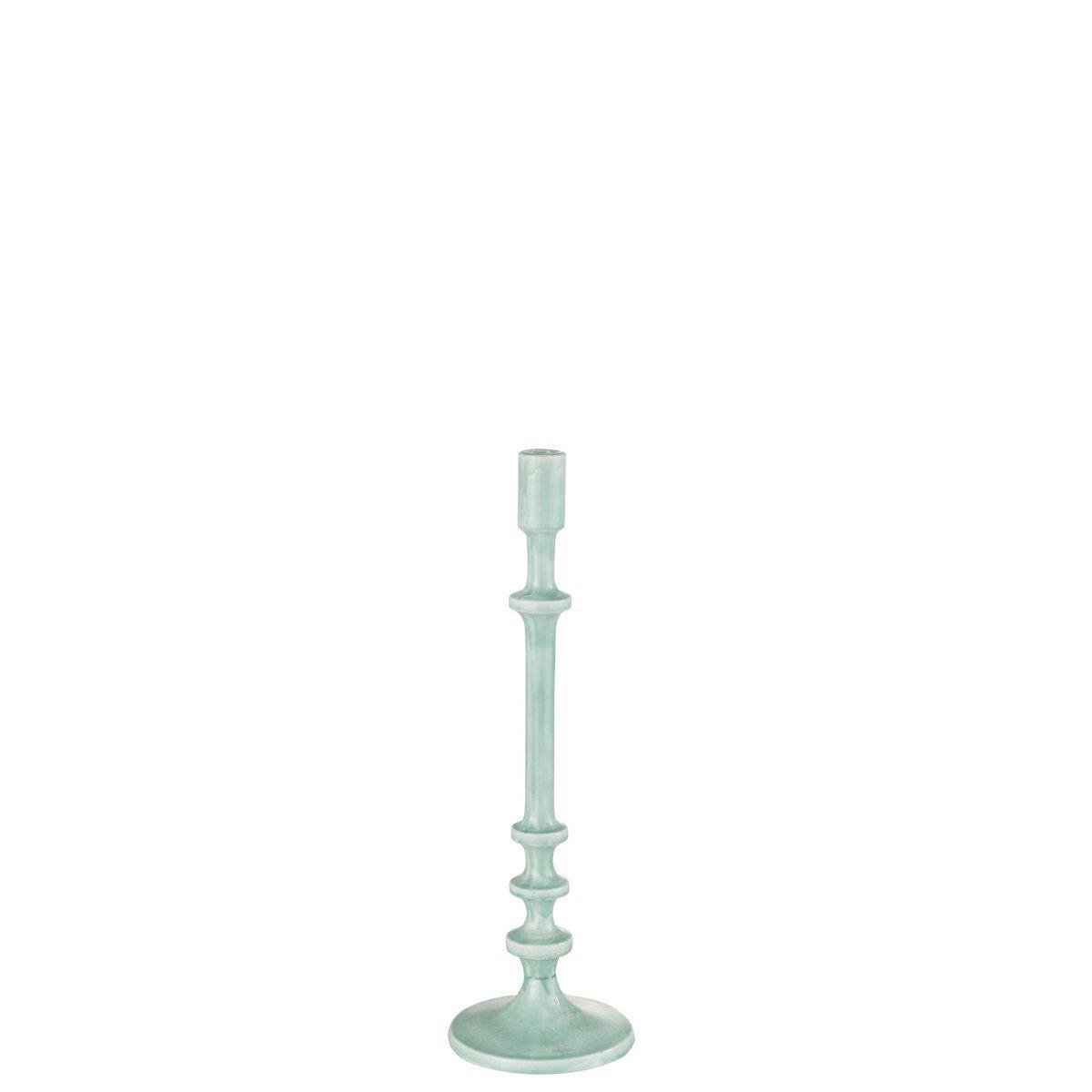 J-Line Kerzenständer Classic – Aluminium – Blau – groß