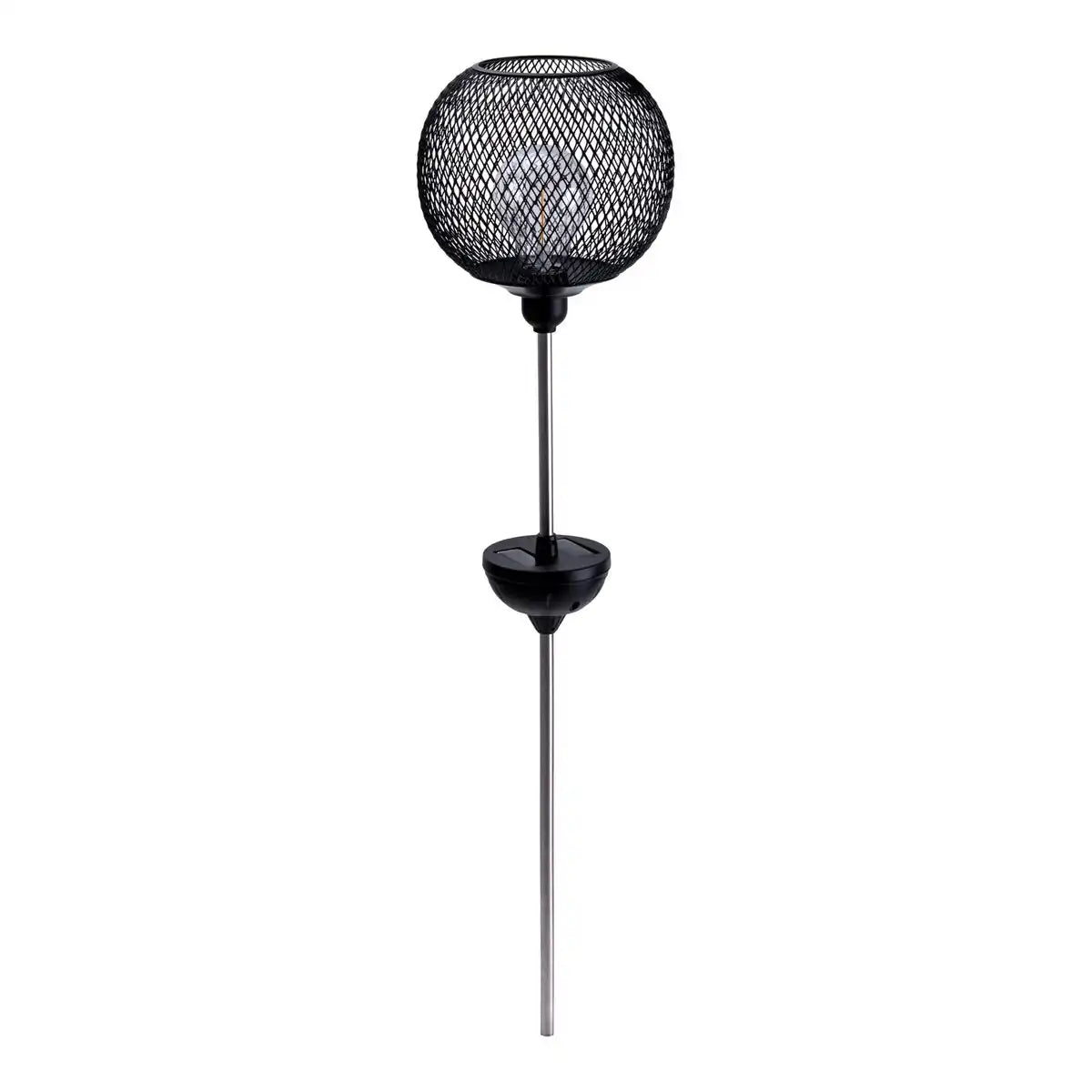 LED Solar-Erdspieß "GELI" , für Außen, Erdspieß aus Metall und Kunststoff in Schwarz, mit integrierter LED