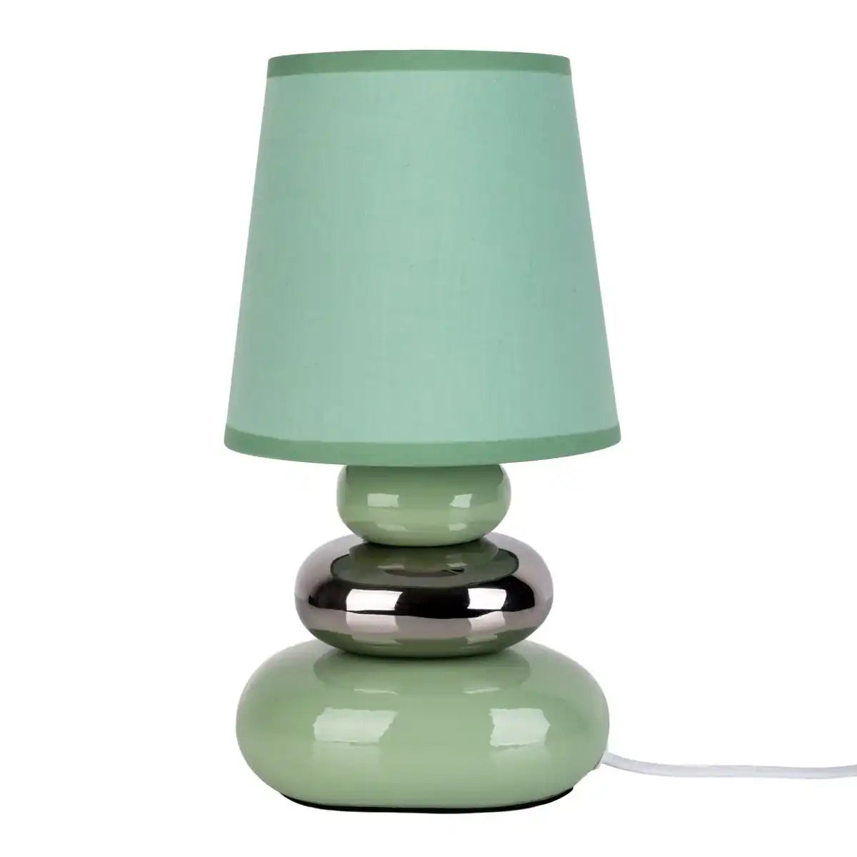 Keramik Tischleuchte "STONEY" mint - Klassik - Tischleuchte - - mint - E14 - keine Angabe