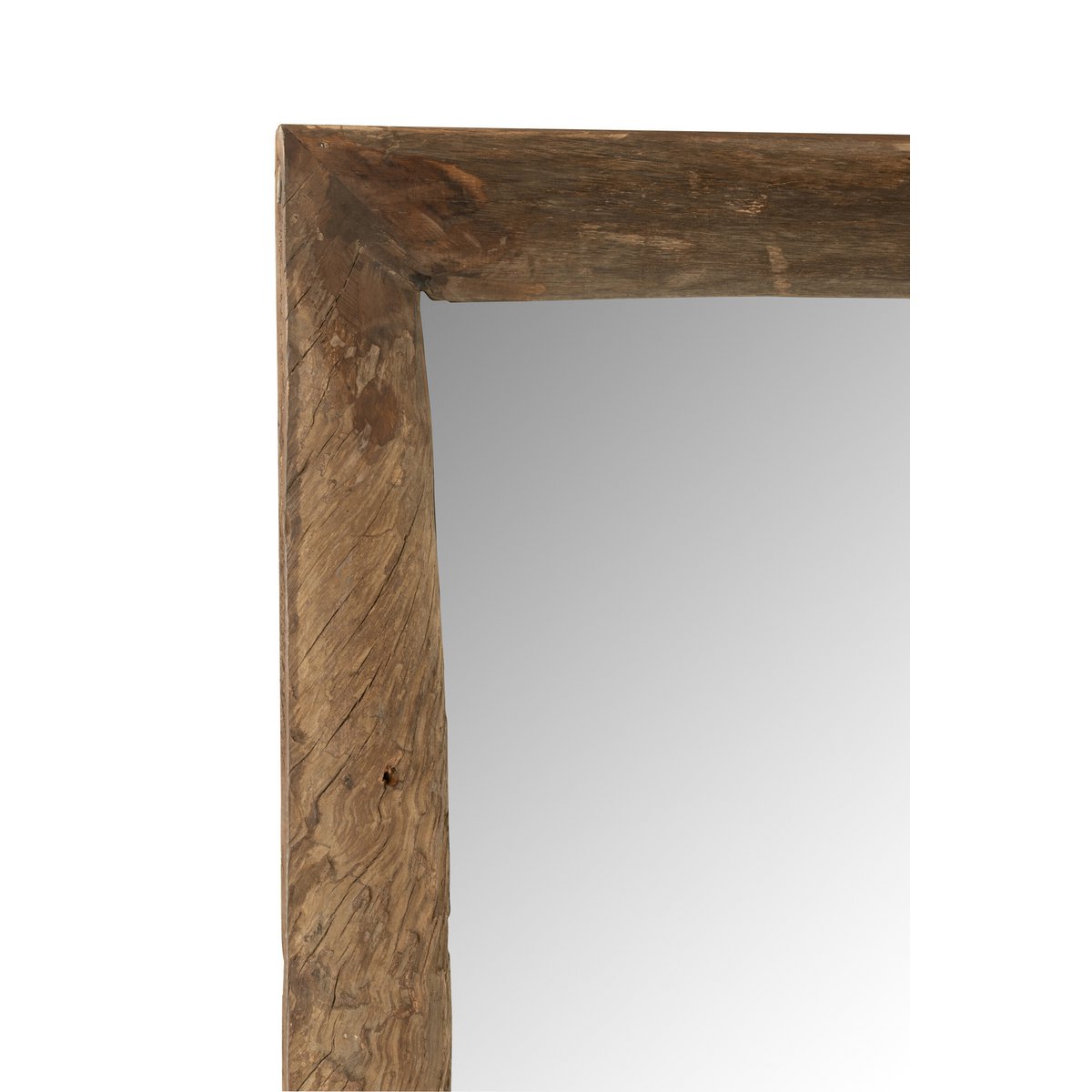 J -Line Spiegel -Rechteck - Holz - Braun - groß - 90 x 176 cm
