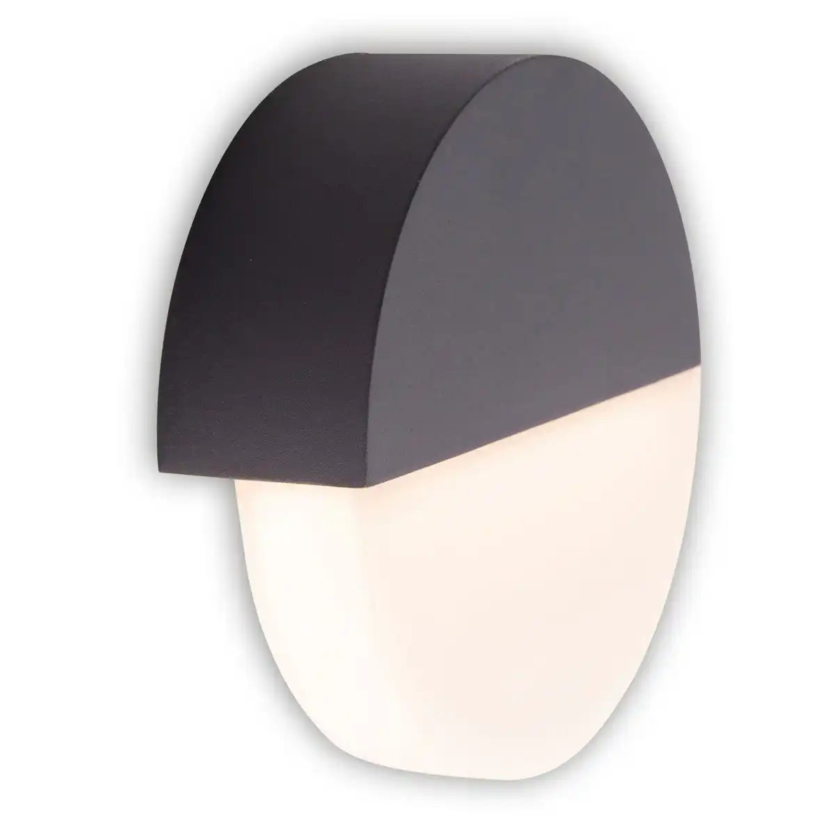 LED Außen Wandleuchte "SOBRIO" , aus Metall und Kunststoff in Anthrazit, mit integrierter LED
