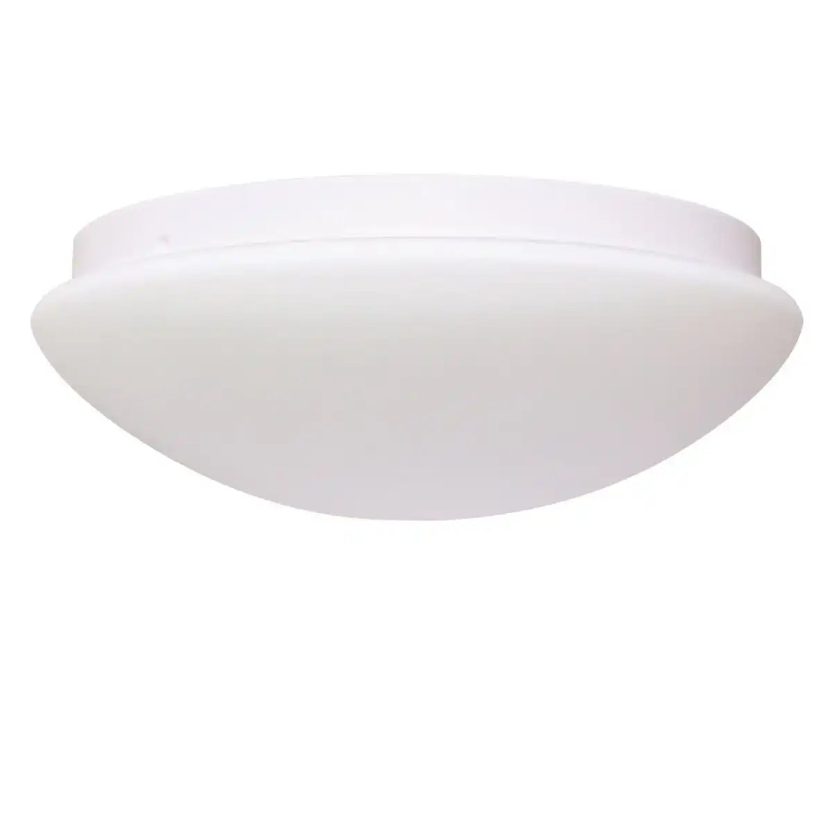 LED Deckenleuchte aus Metall und Glas in weiß, mit fest verbauten LEDs Ø ca 29 cm.