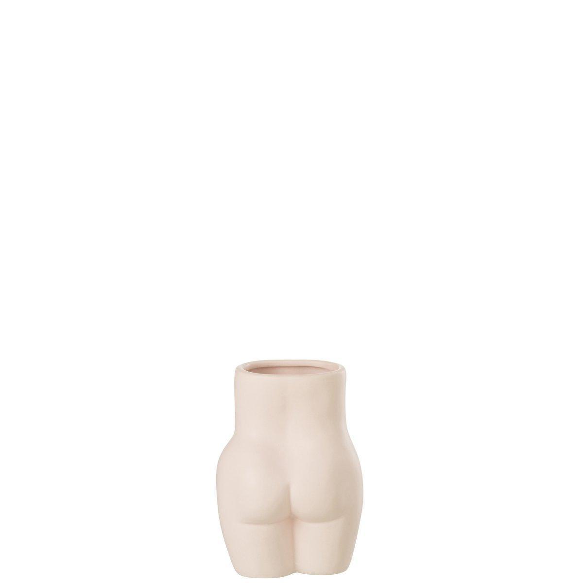J-Line Blumentopf Body Dolomite - Keramik - Rosa
