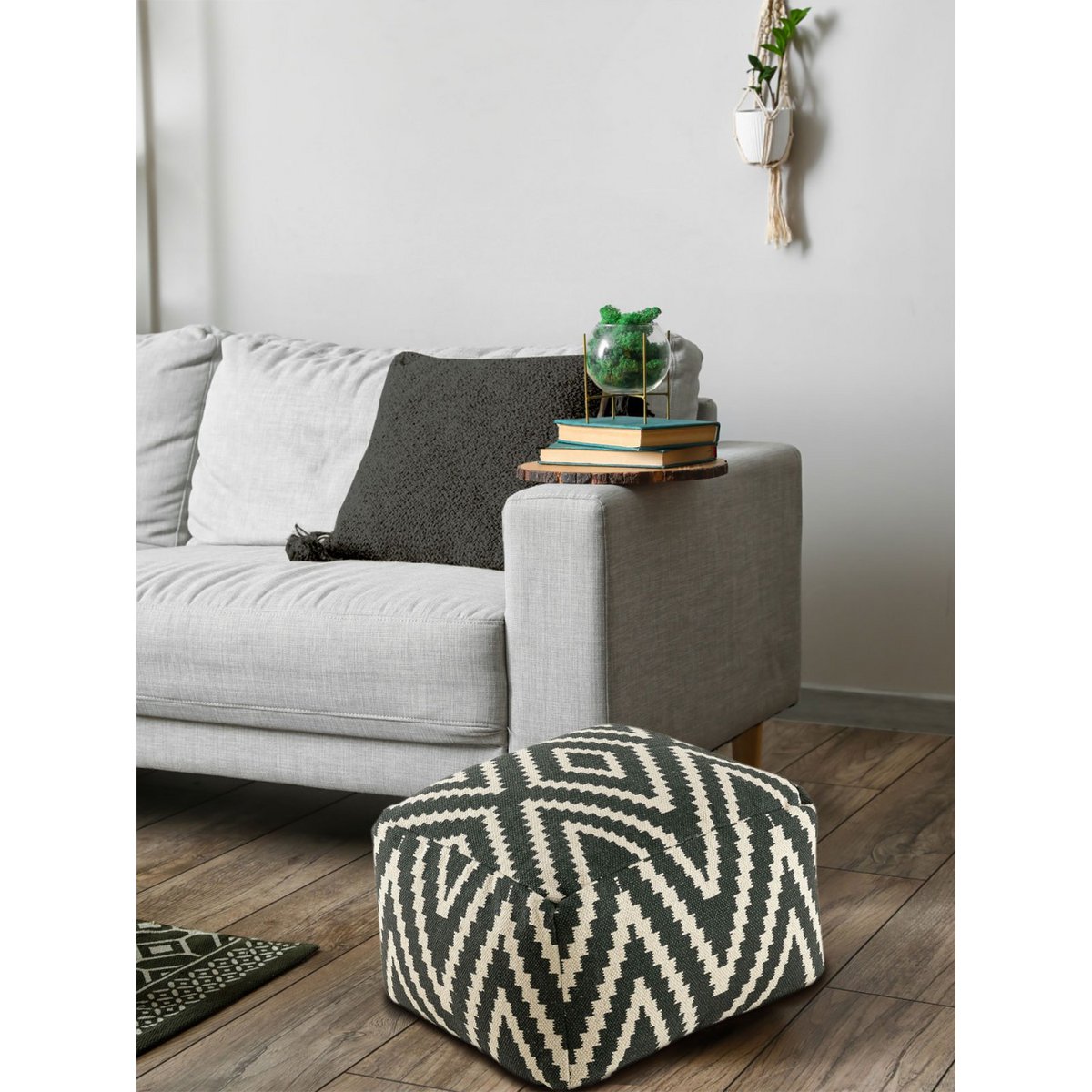 Sitzwürfel Fußhocker Sitzhocker 50x35x50cm Pouf