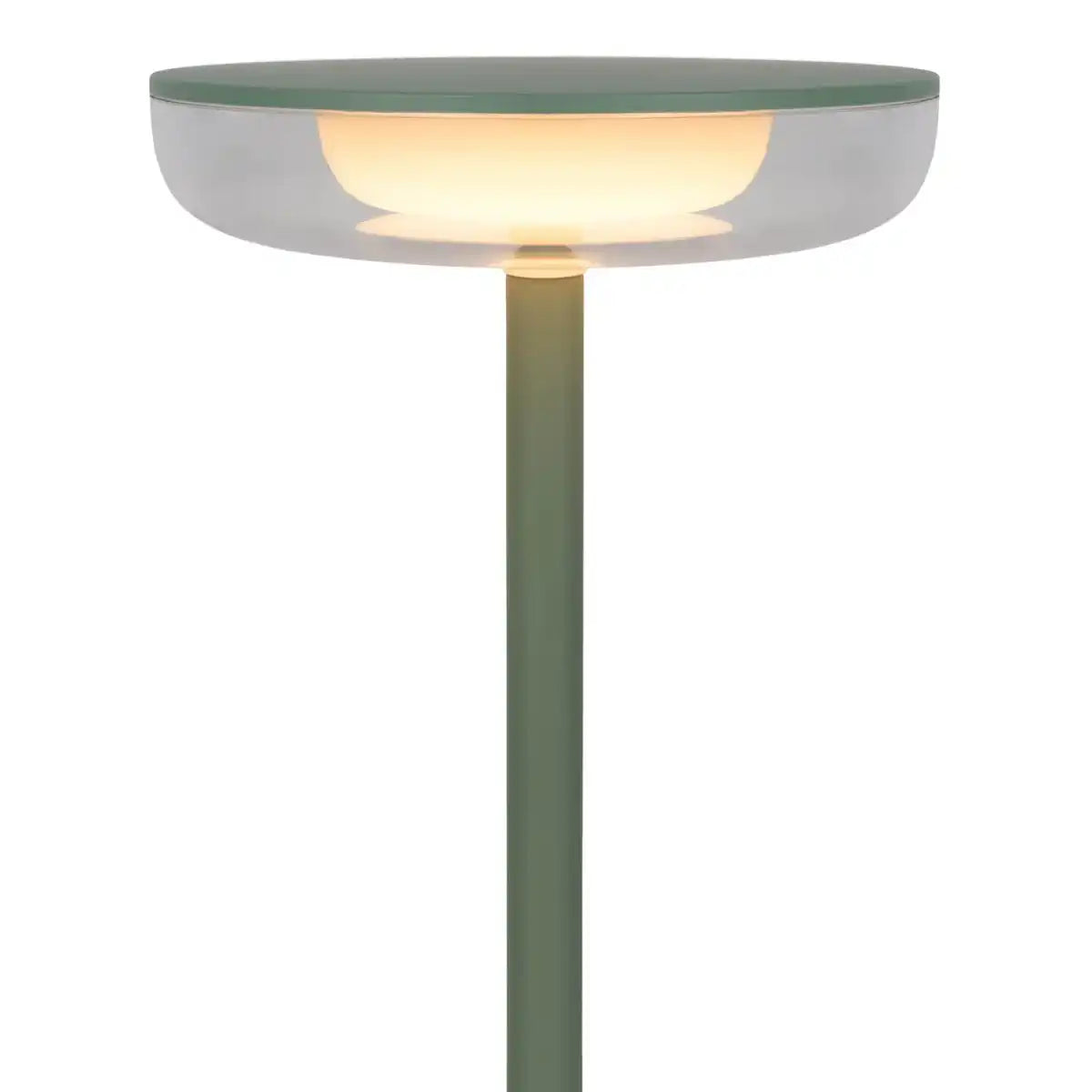 Akku-Tischleuchte "PASI" für Außen und Innen, aus Metall und Kunststoff in Mint, dimmbar, mit Touch- und Memory-Funktion, ca. 26 cm hoch