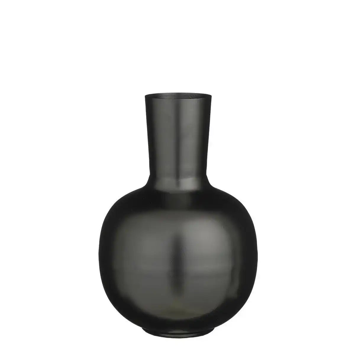 Dara Vase – H42 x Ø28 cm – Metall – Schwarz - HomeDesign Knaus