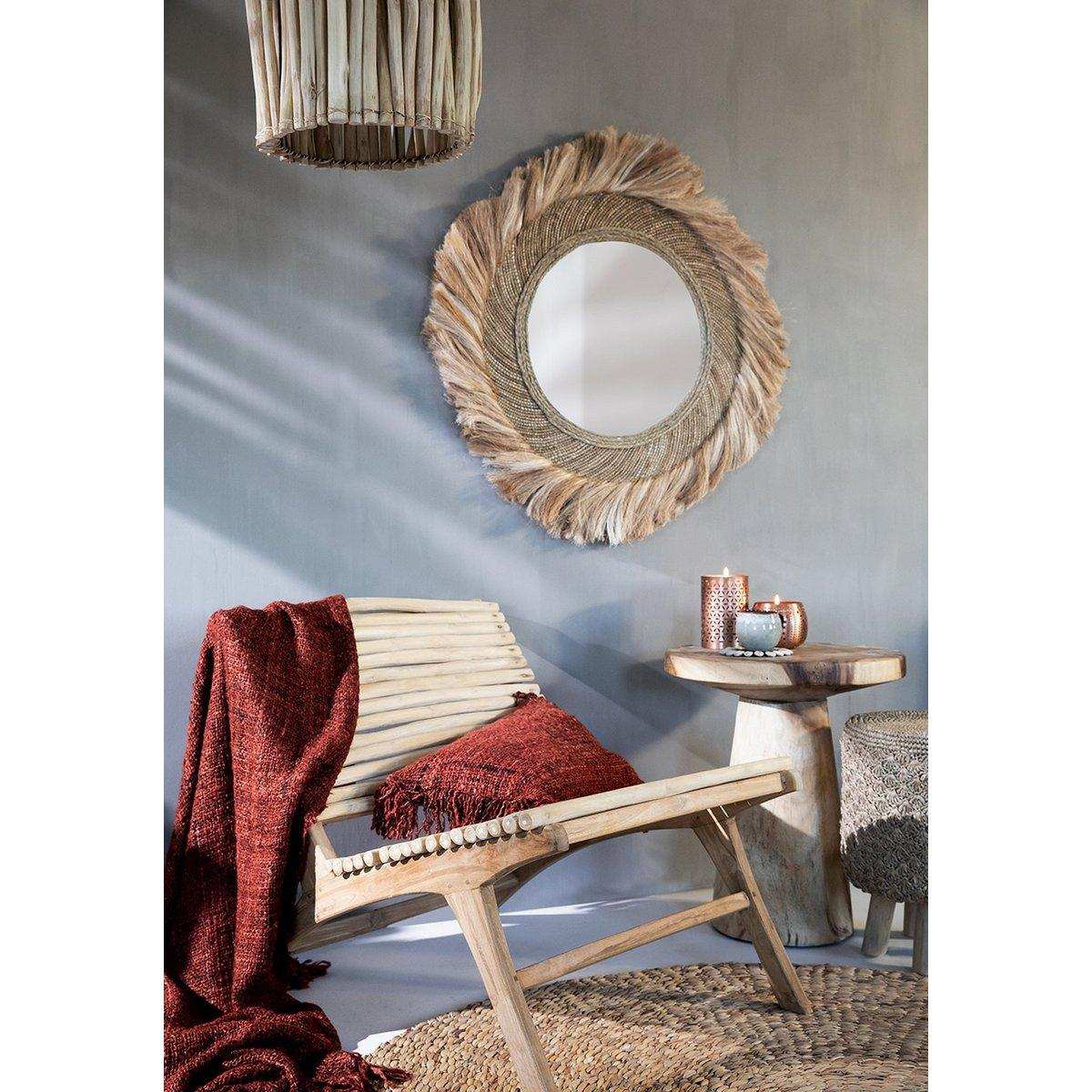 Das S'il vous Plaid – Kirschrot - HomeDesign Knaus