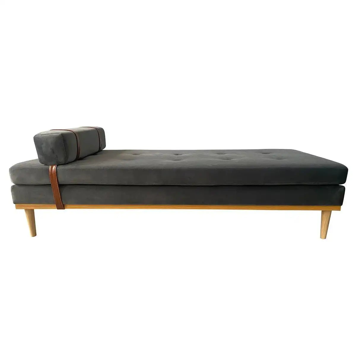 Daybed Samt grau - HomeDesign Knaus