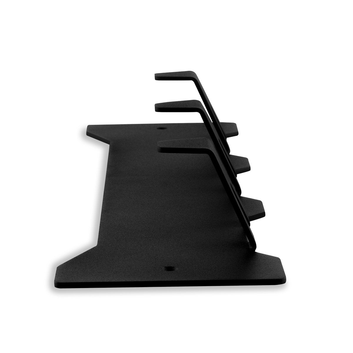 Gorillz Triangle Three Industrial Wandgarderobe 3 Kleiderhaken – Schwarz