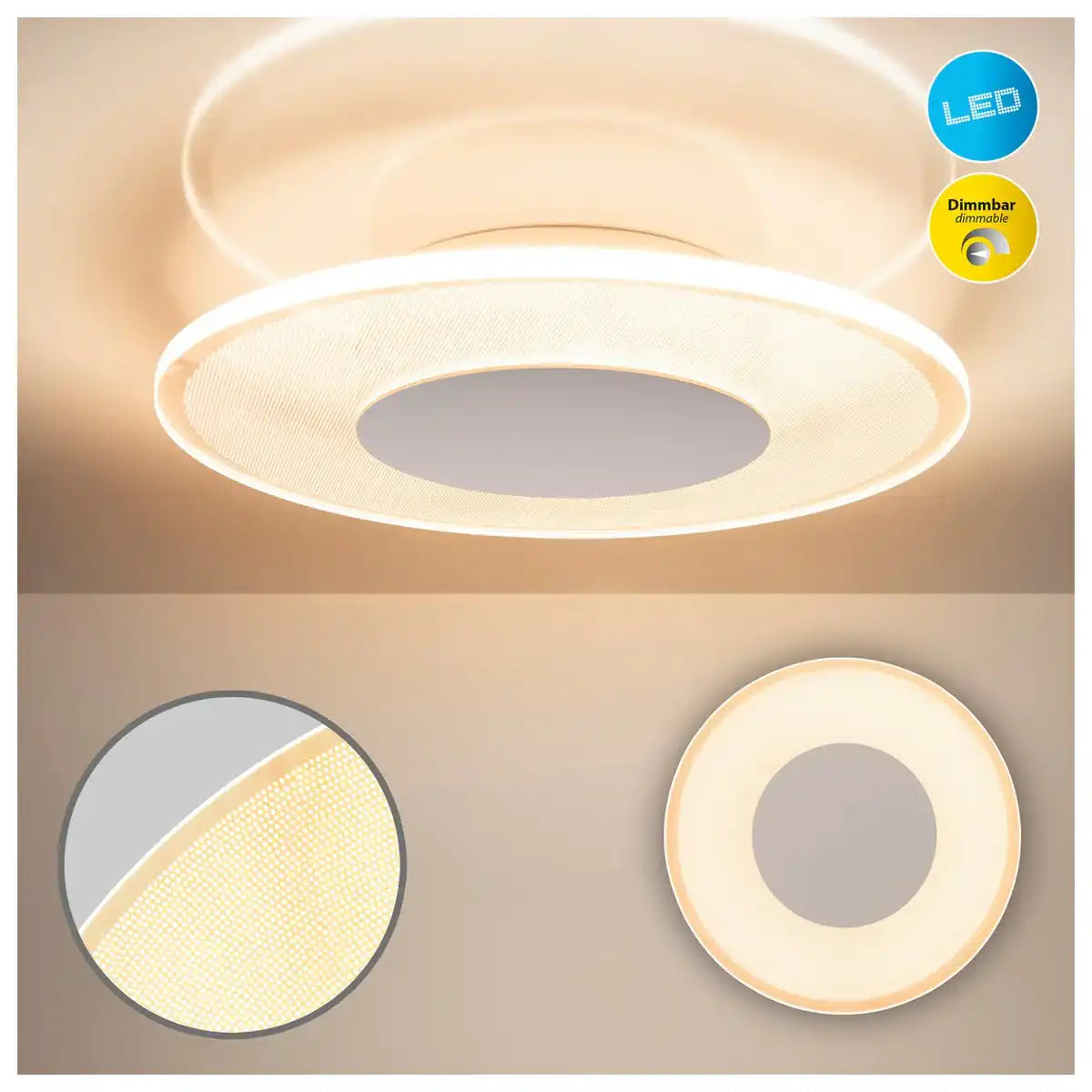 LED Deckenleuchte "MODESTO" d: 29cm