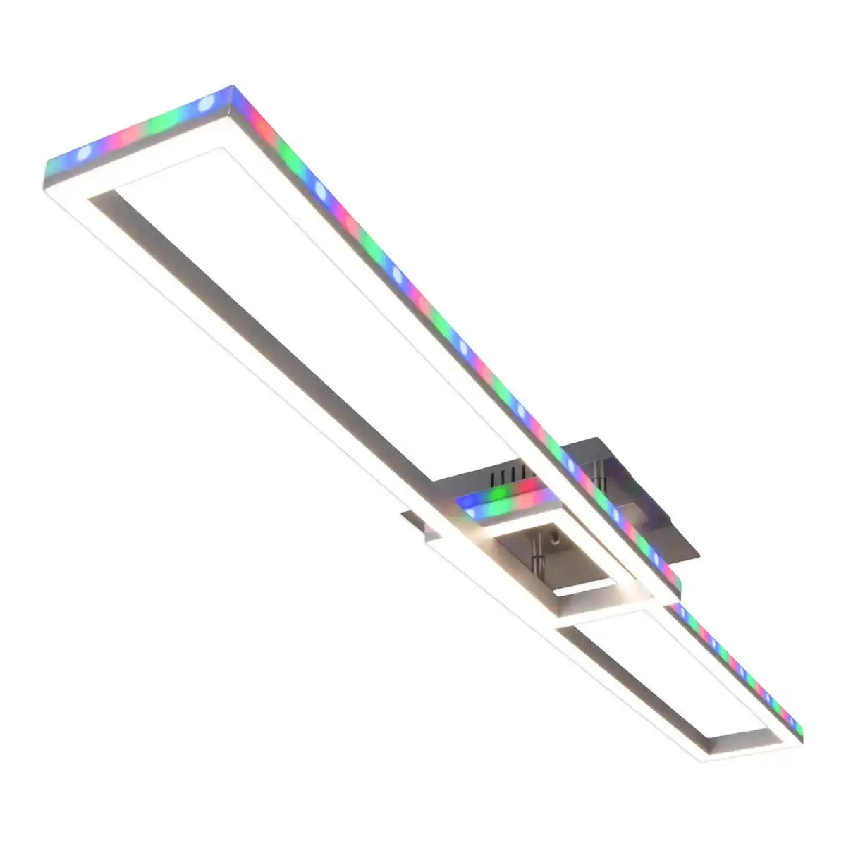 LED-CCT-Deckenleuchte + RGB-Backlight "BANTRY" mit vielen Funktionen, 115 cm lang, inklusive Fernbedienung