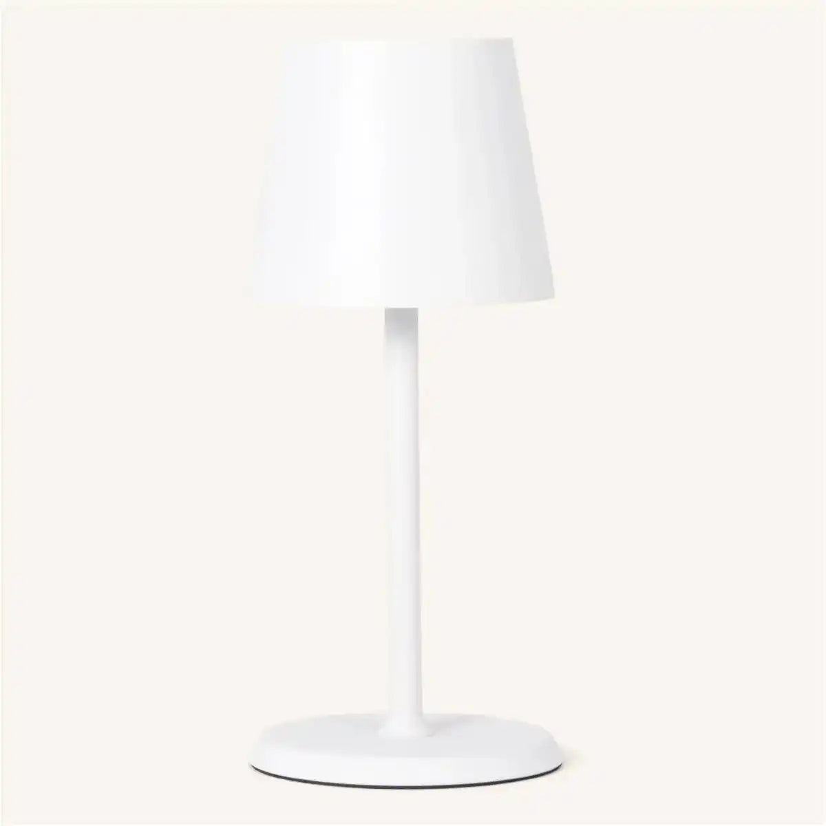 James White wiederaufladbare Tischlampe – kabellos, dimmbar und elegant