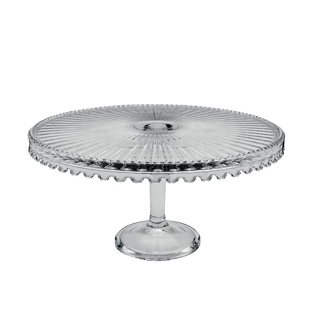 MITTLERE STEHENDE TORTENFORM AUS GLAS 32X32X17CM