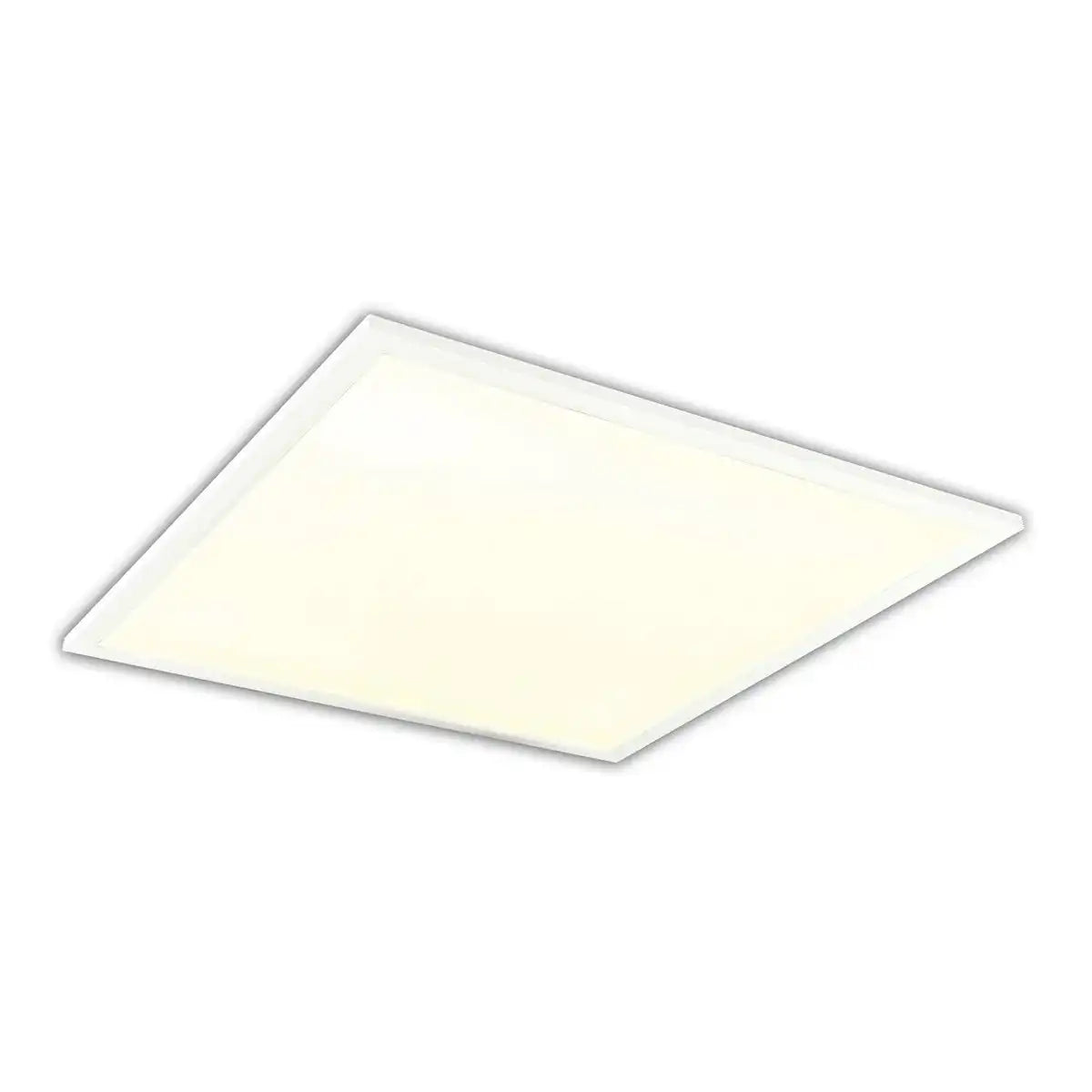 LED Einlegepanel "THORE" 62x62x1cm, Deckenleuchte aus Metall und Kunststoff in weiß, mit festverbauten LEDs