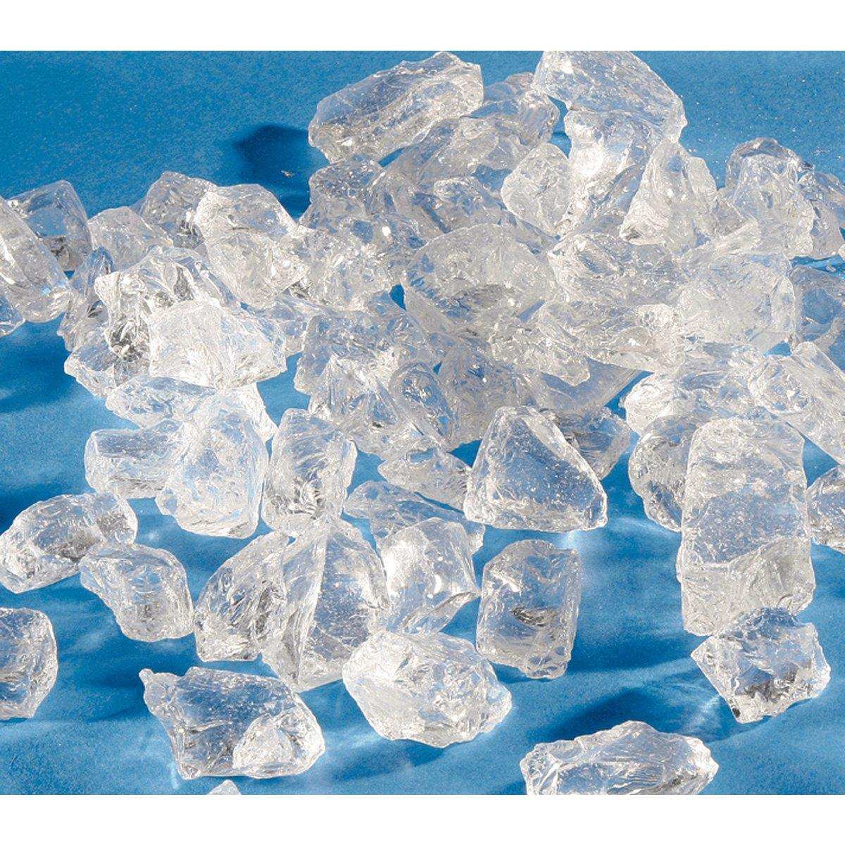 Dekogranulat Glassteine (4-10 mm), 1kg, transparent, wasserfest, staubfrei - HomeDesign Knaus