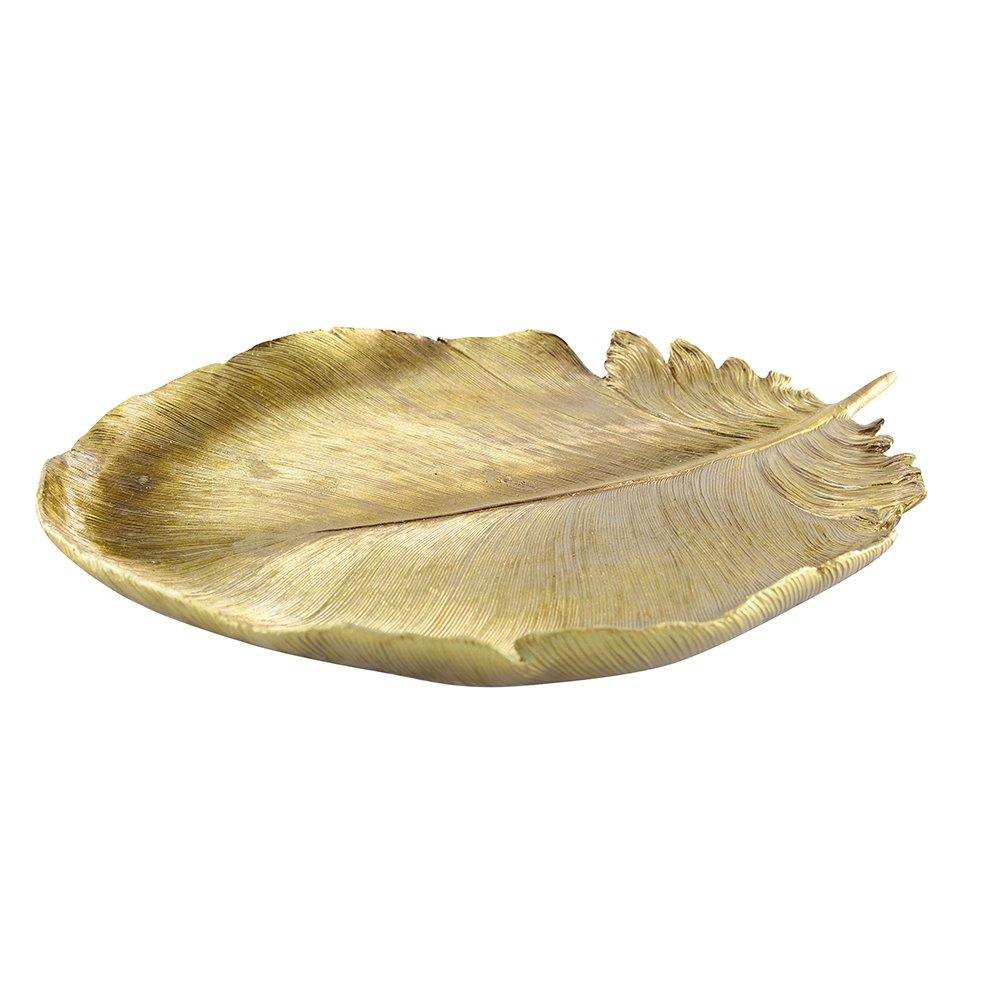 Dekorative Tasse Doree Blatt 38x29.5x4cm - HomeDesign Knaus