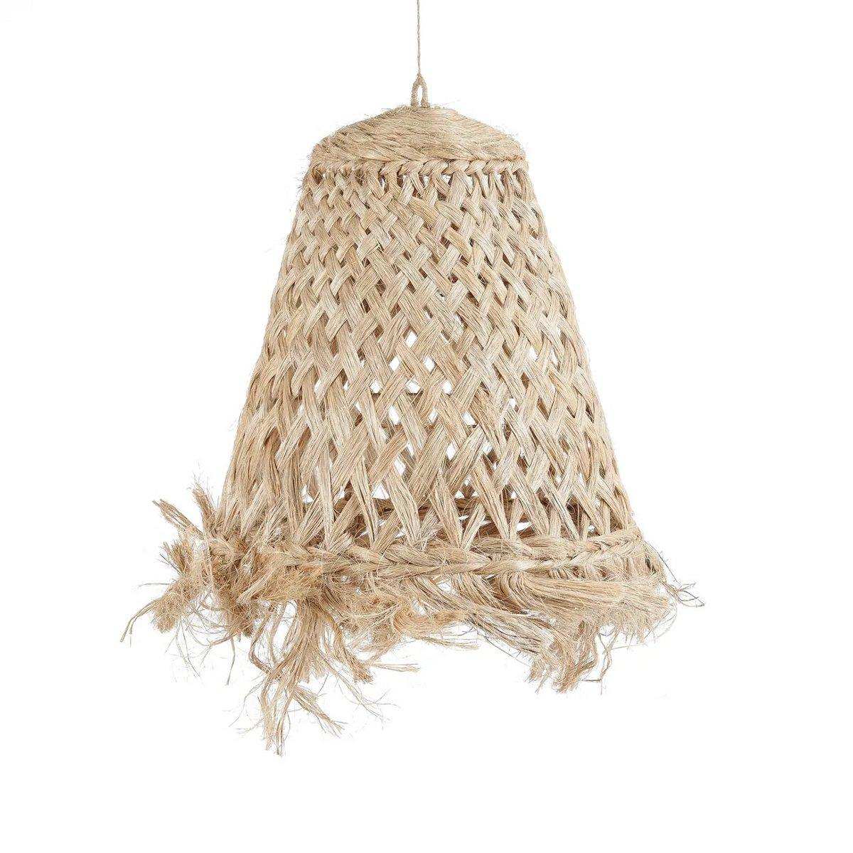 Der Abaca-Quallen-Anhänger – Natur – M - HomeDesign Knaus