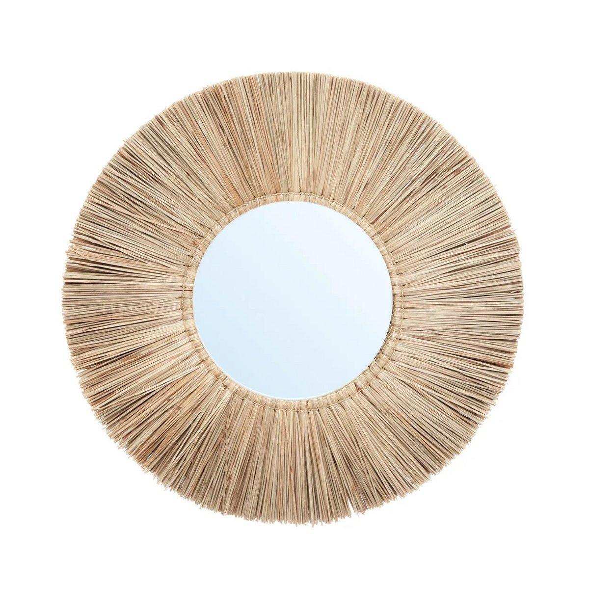 Der Alang Seegras Spiegel Wandspiegel Natur 45 cm - HomeDesign Knaus