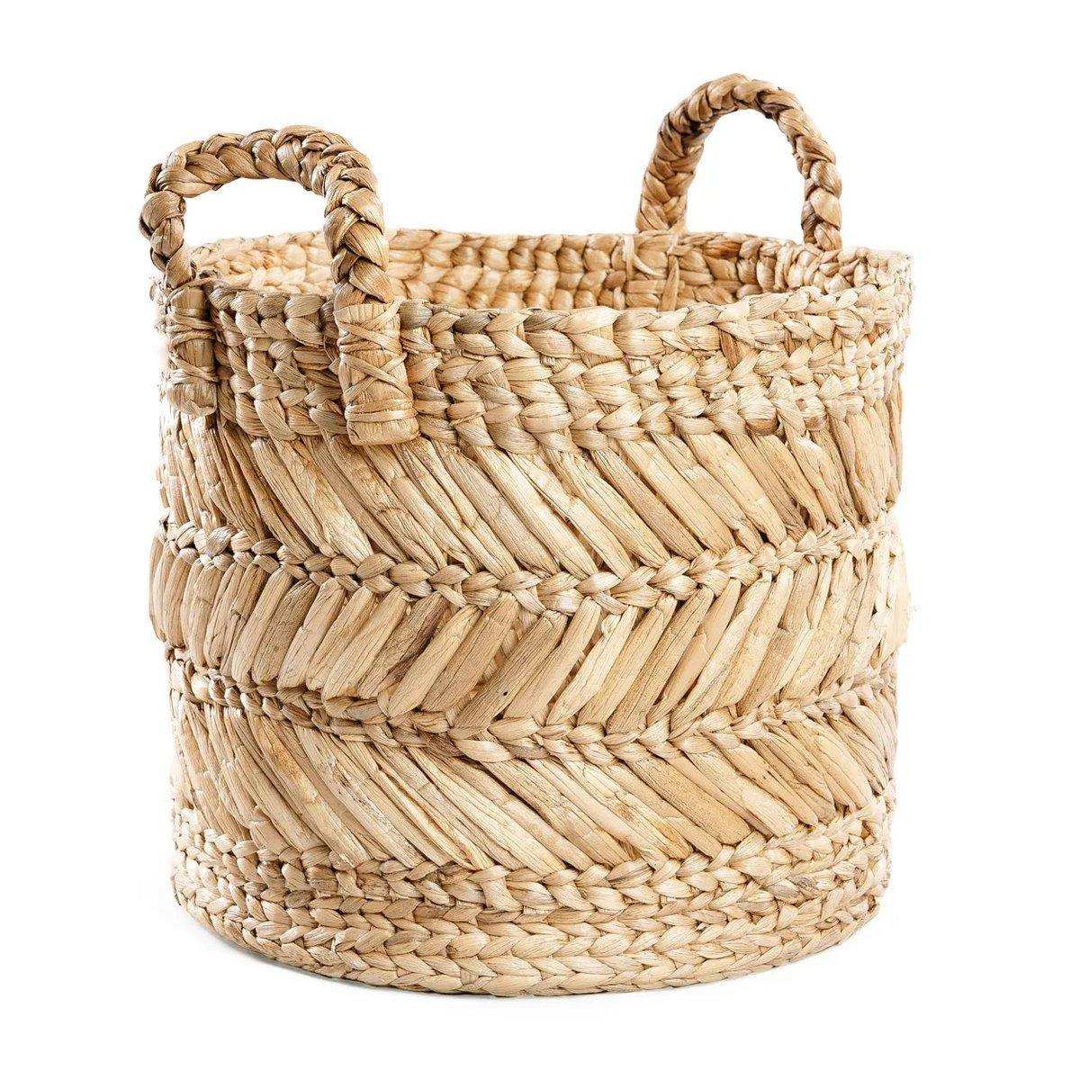 Der Bananen-Zickzack-Korb Aufbewahrungskorb 40 cm - HomeDesign Knaus