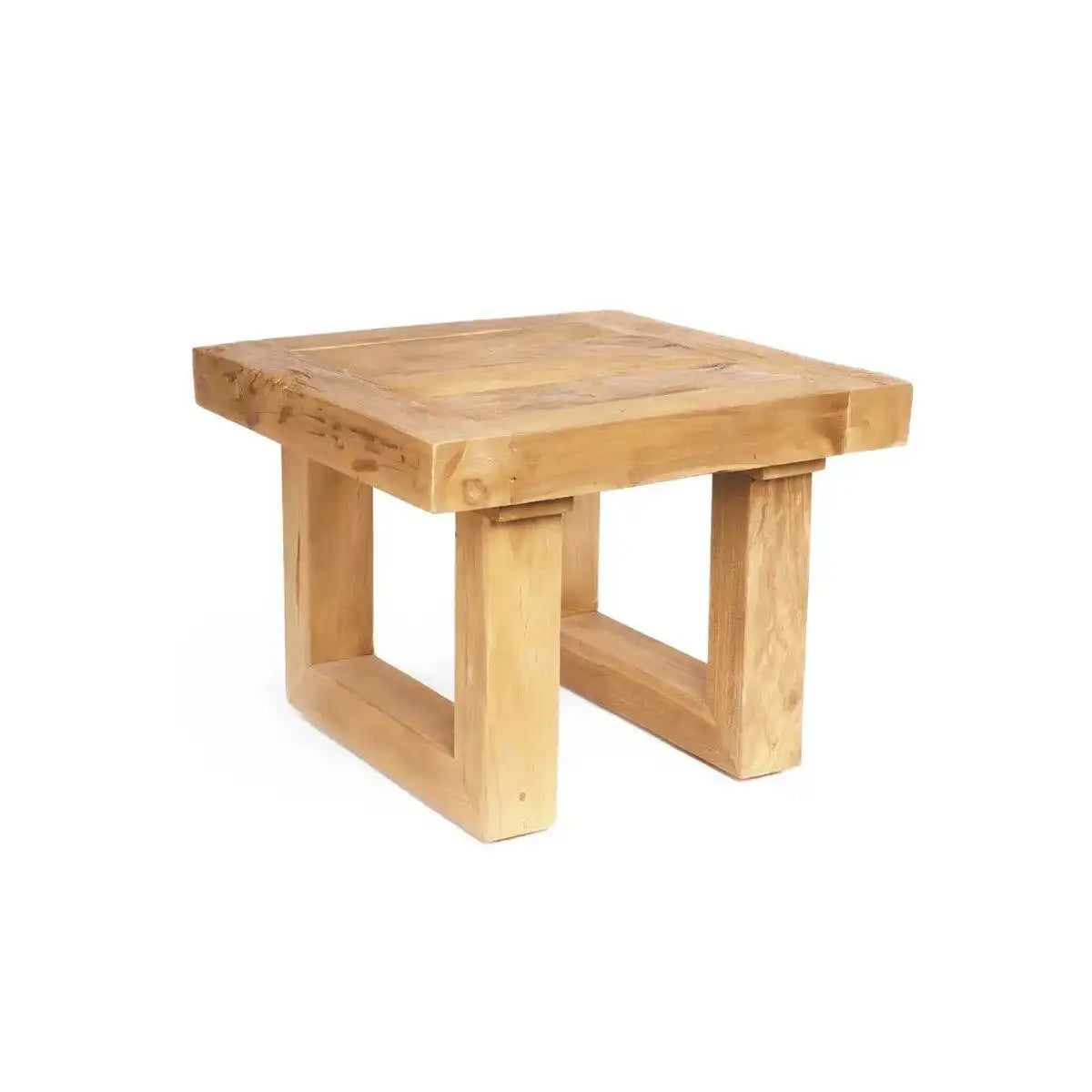 Der Beistelltisch aus recyceltem Teakholz – Natur - HomeDesign Knaus