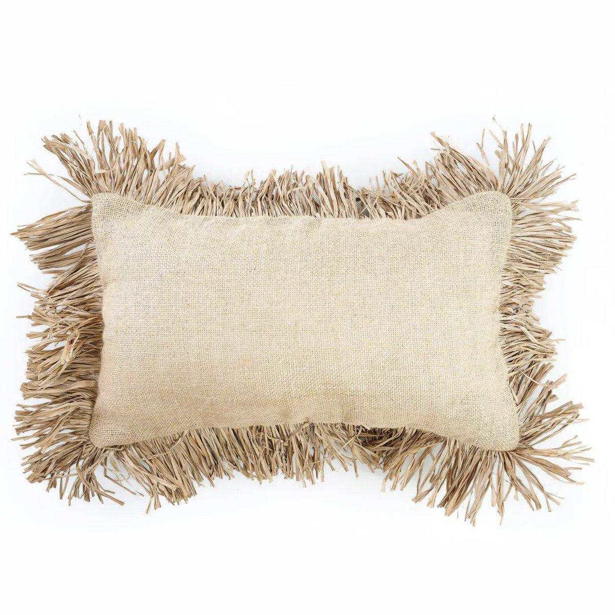 Der Bonita-Kissenbezug aus Jute – Natur – 30 x 50 - HomeDesign Knaus