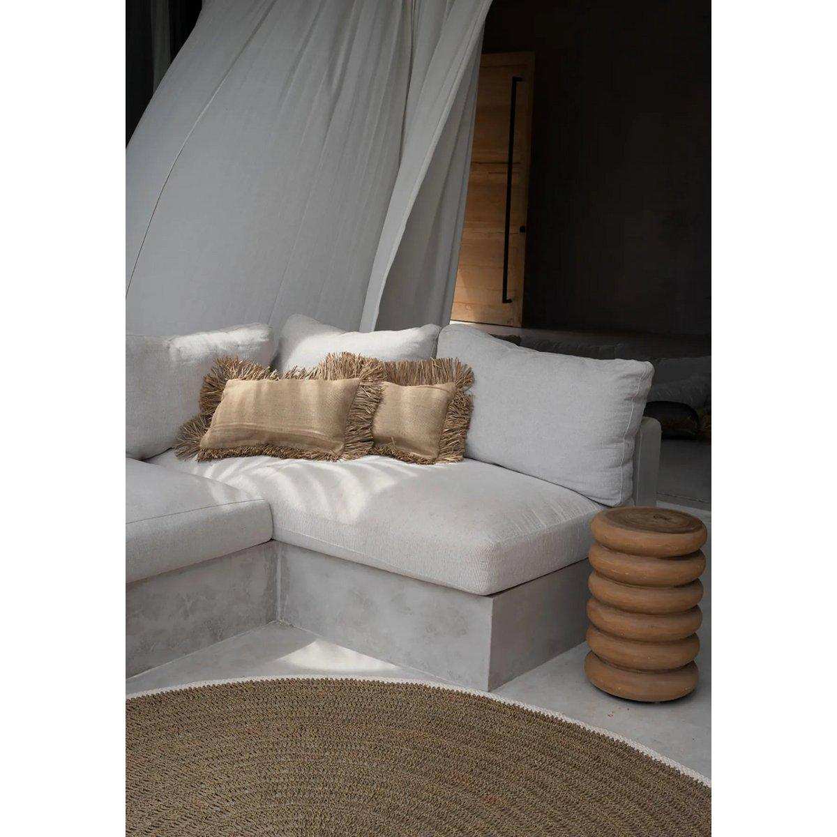 Der Bonita-Kissenbezug aus Jute – Natur – 30 x 50 - HomeDesign Knaus