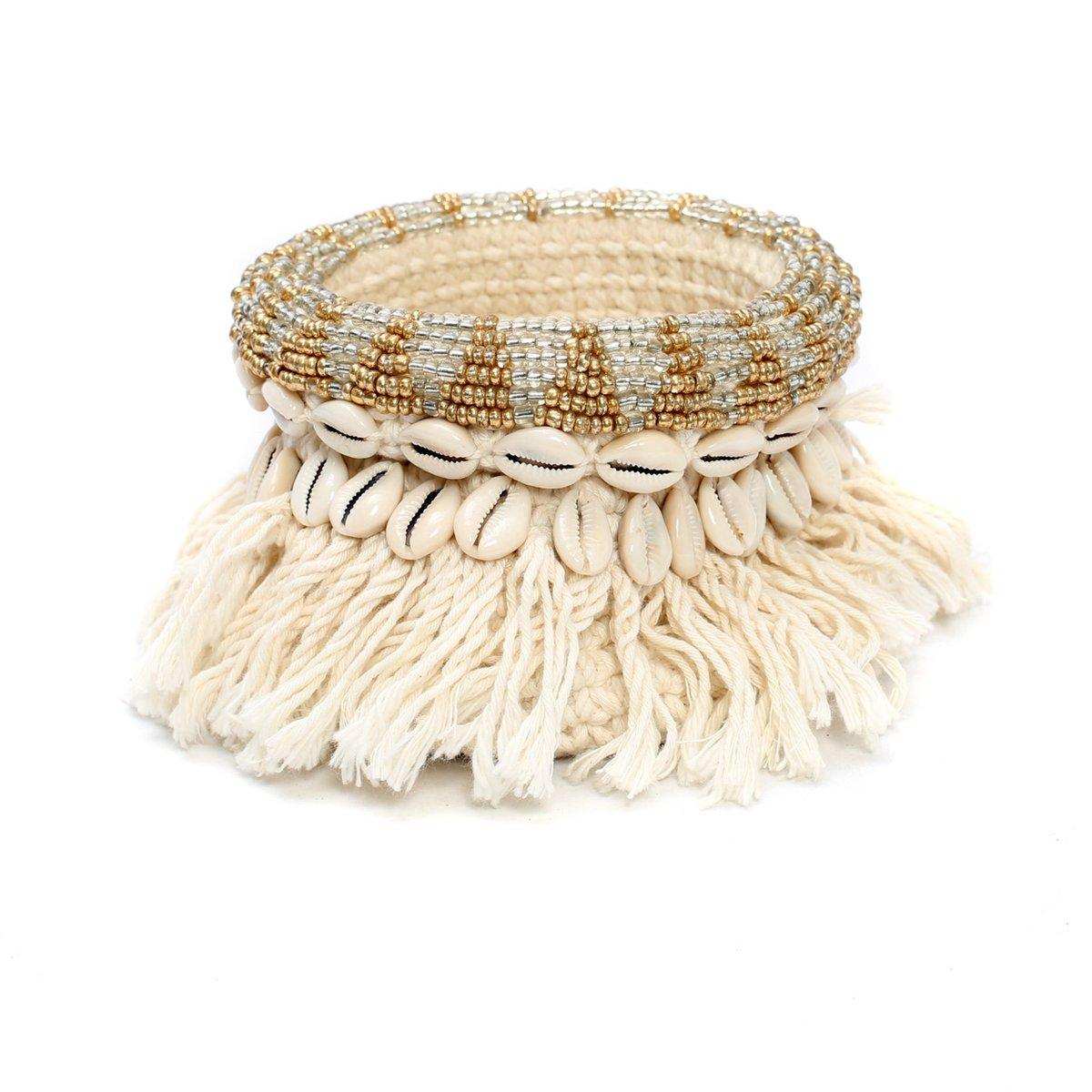 Der Gold- und Silber-Makramee-Pflanzer - HomeDesign Knaus