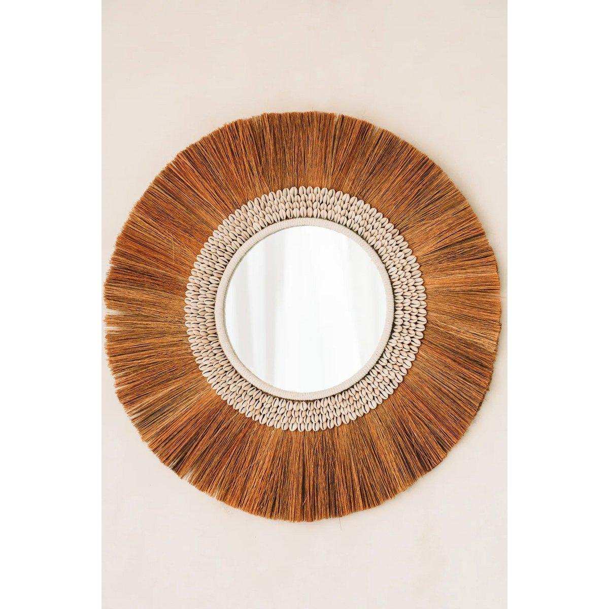 Der La Paloma Spiegel Wandspiegel Natur Gras 60 cm - HomeDesign Knaus