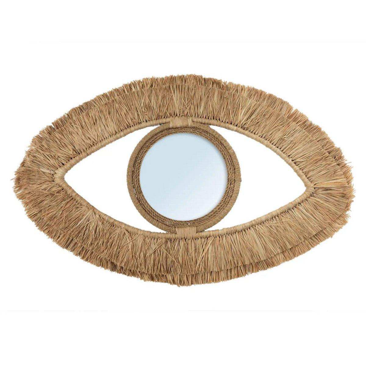 Der Raffia-Augenspiegel - Natur - M - HomeDesign Knaus