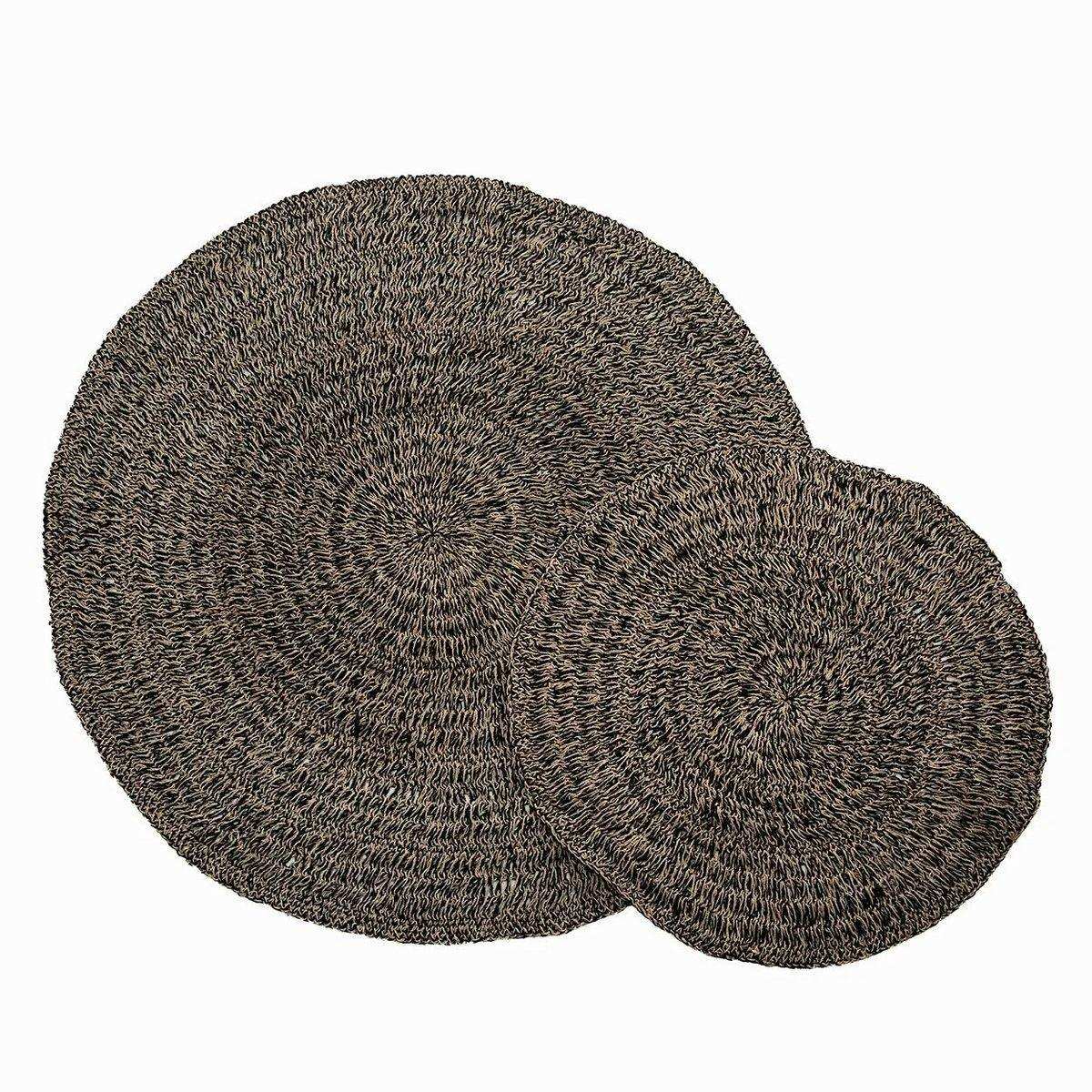 Der Seegrasteppich Naturschwarz 200 cm - HomeDesign Knaus