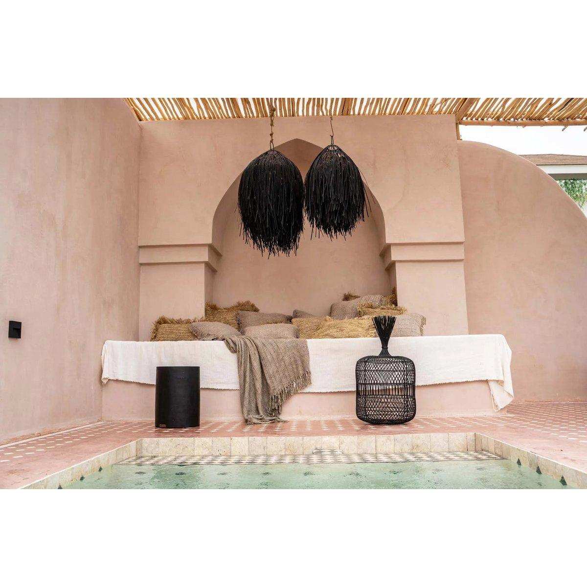 Der Tribe Hocker – Naturschwarz - HomeDesign Knaus