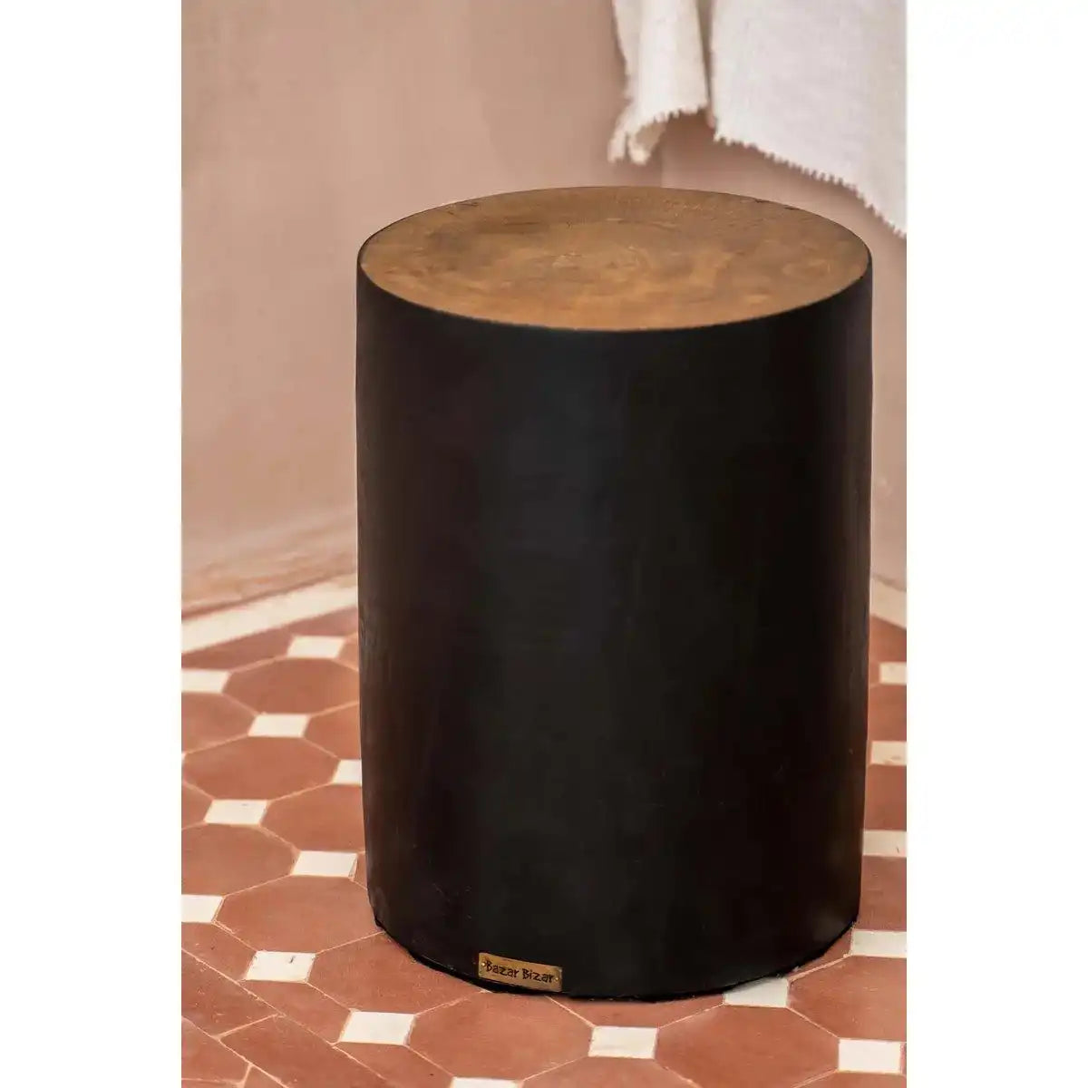 Der Tribe Hocker – Naturschwarz - HomeDesign Knaus