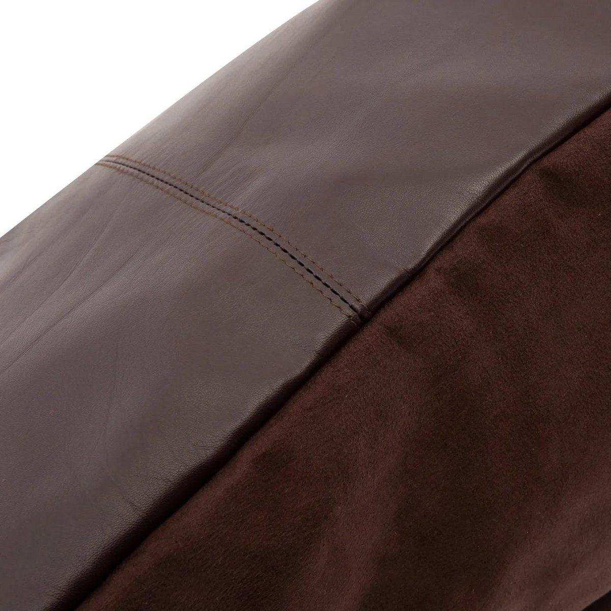 Der vierteilige Lederkissenbezug – Choco – 60 x 60 - HomeDesign Knaus