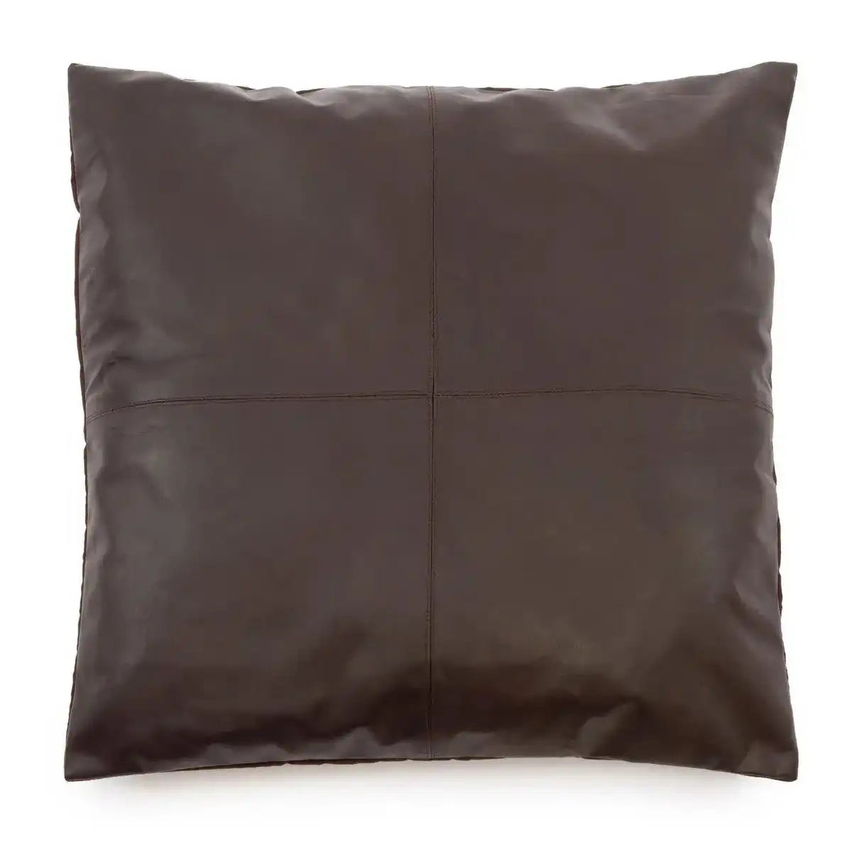 Der vierteilige Lederkissenbezug – Choco – 60 x 60 - HomeDesign Knaus