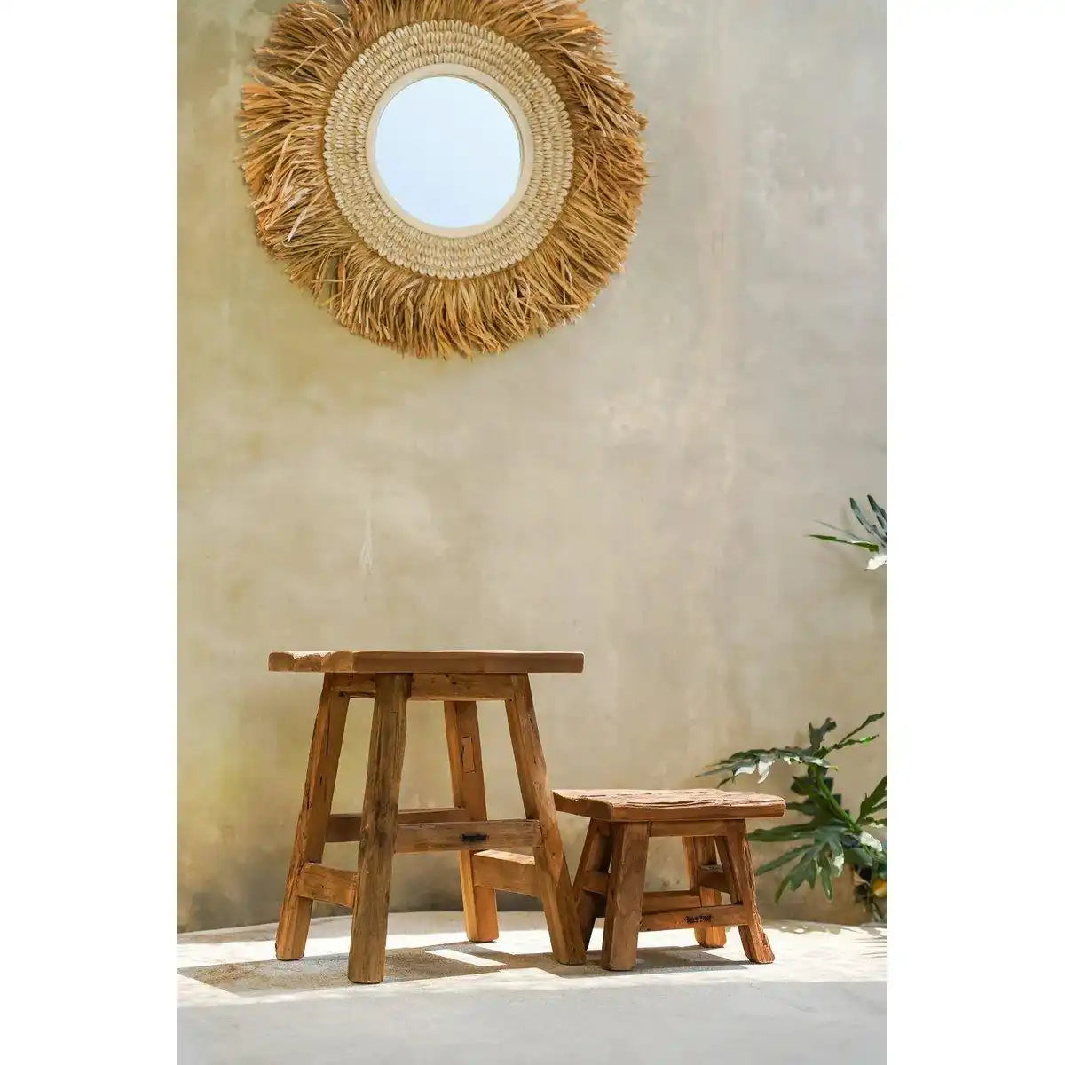 Der Yoke-Hocker – Natur – S - HomeDesign Knaus