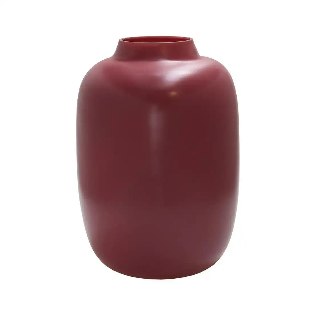 Designer Blumenvase Glasvase Lila Matt Handarbeit - HomeDesign Knaus