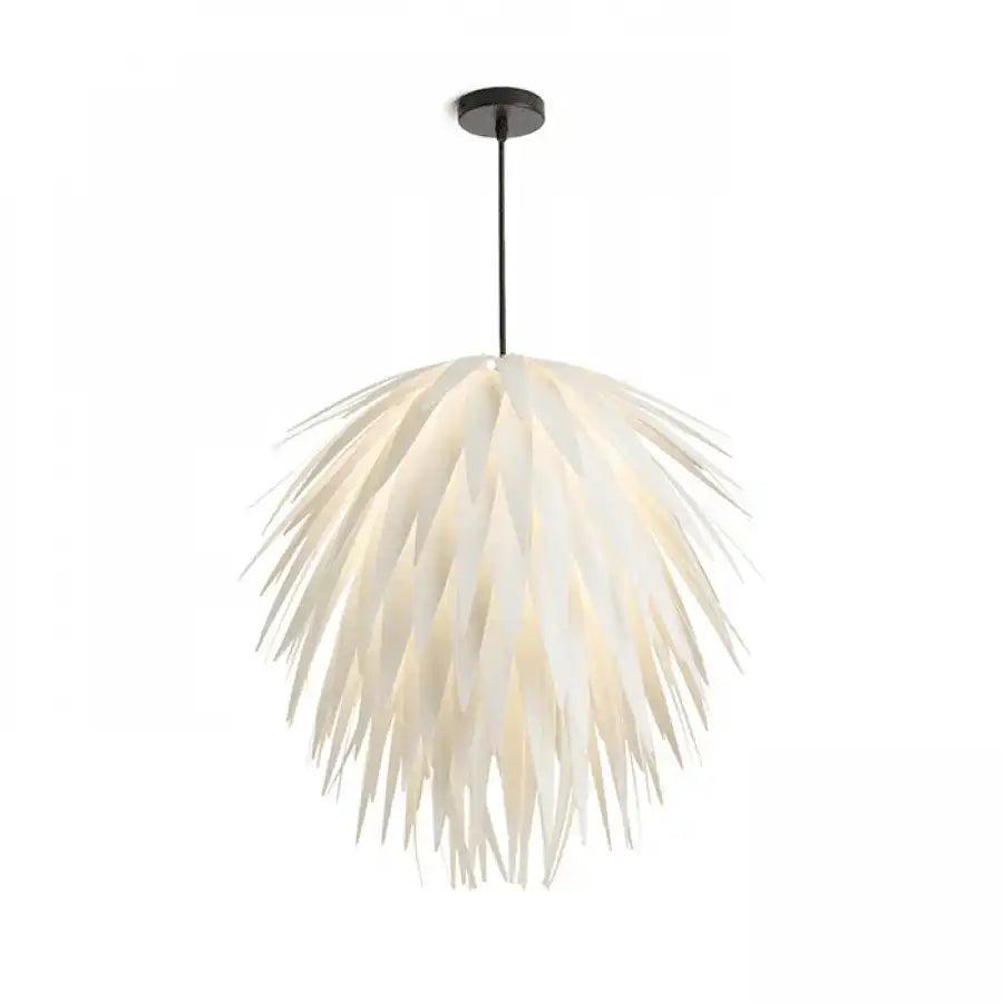 Designer CLANK Pendelleuchte Hängeleuchte weiße PVC schwarz 15W - HomeDesign Knaus