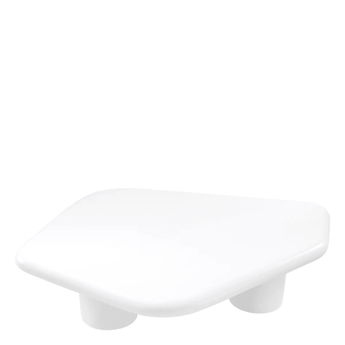 Designer Couchtisch MATIZ Handarbeit Weißer Hochglanz 160 cm - HomeDesign Knaus