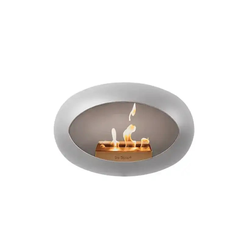 Designer Wandkamin Edelstahl Bioethanolkamin Wall Mocca Biokamin - HomeDesign Knaus