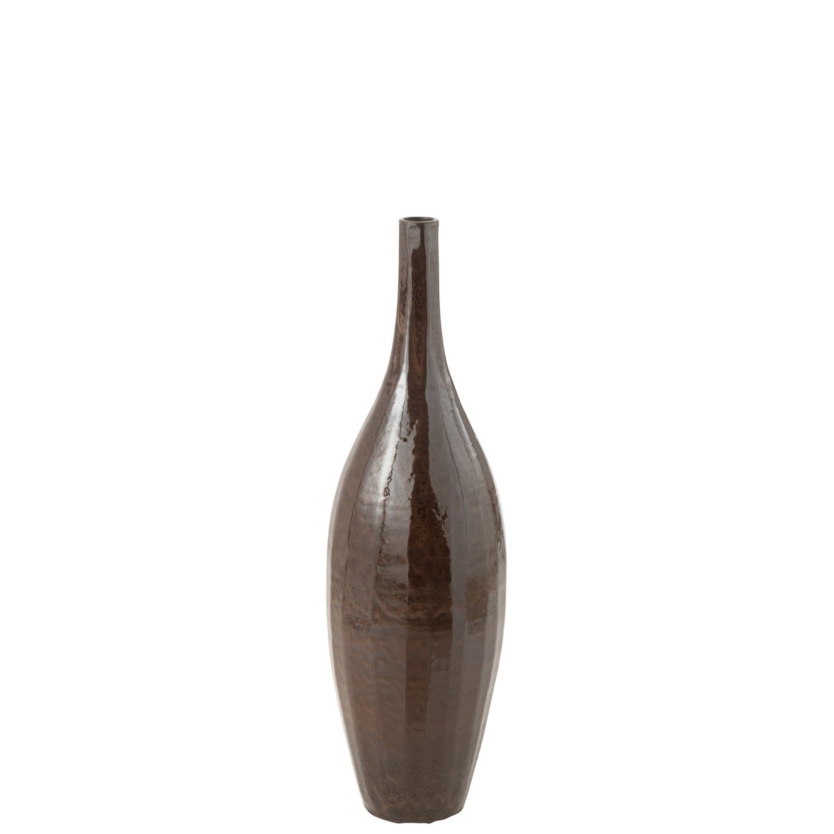 J -Line Vase Flasche Shining - Terra - Braun - mittel - 93 cm hoch
