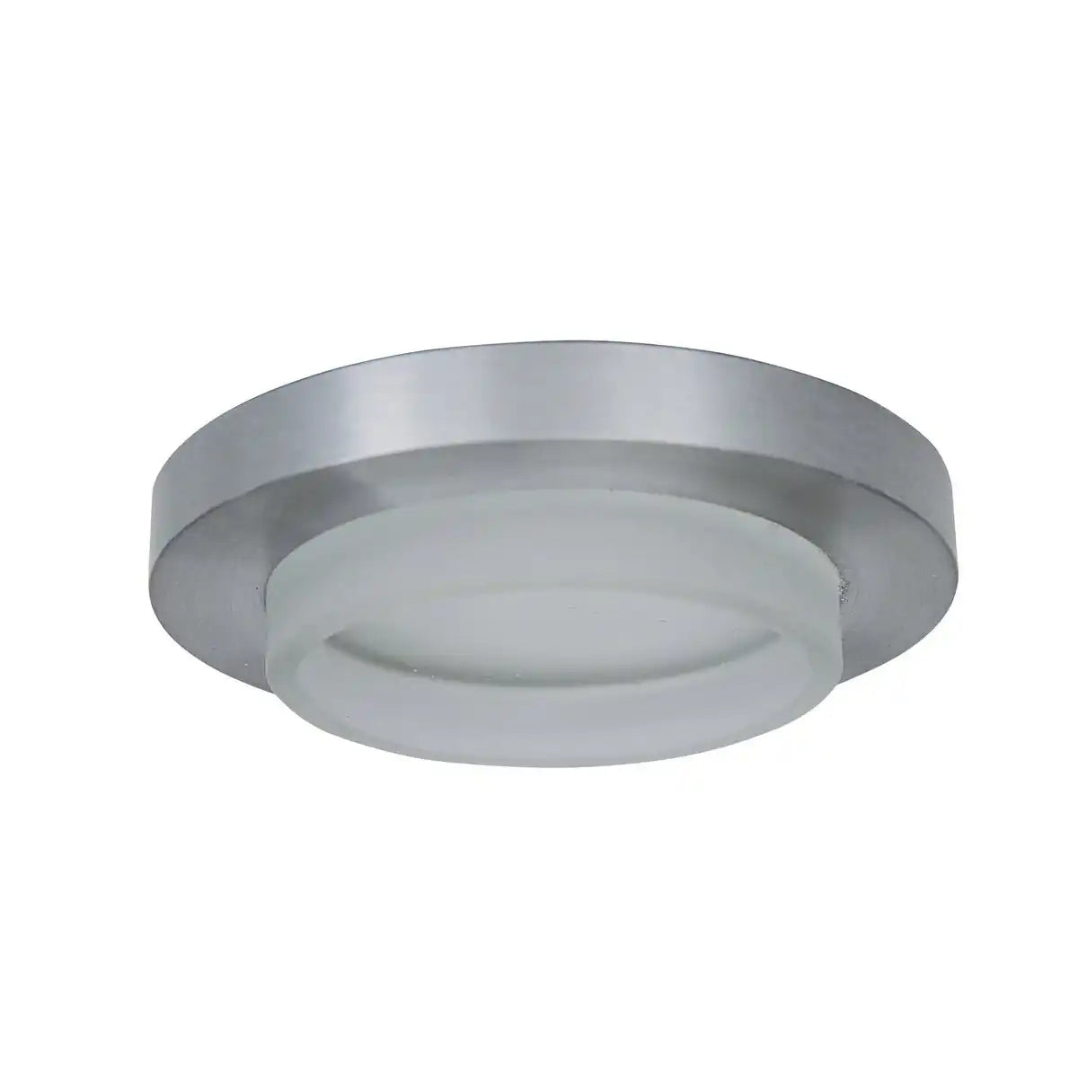 LED Einbauspot "COMMO" Ø 8,5 cm, 6,5 cm tief, aus Metall und mattem Acryl, 6 Watt, warmweiß