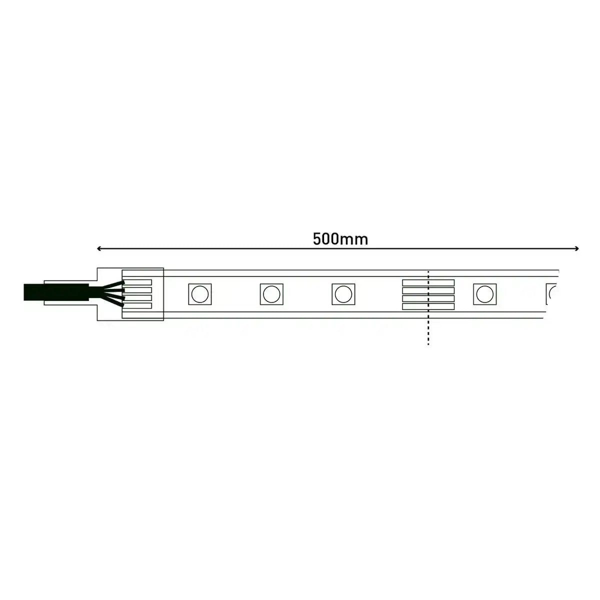 Der LED "Stripe" outdoor 1000 cm, 36 Watt, warmweiß, mit Farbwechsler, dimmbar, inkl. Fernbedienung und Zubehör