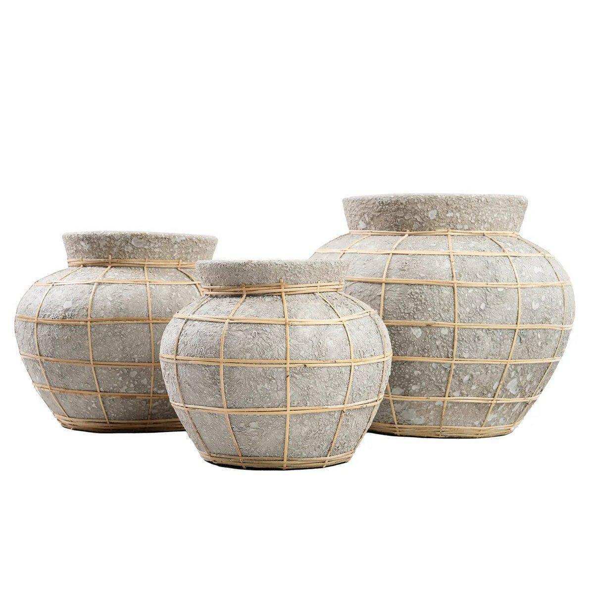 Die Bauchvase - Beton Natur - L - HomeDesign Knaus