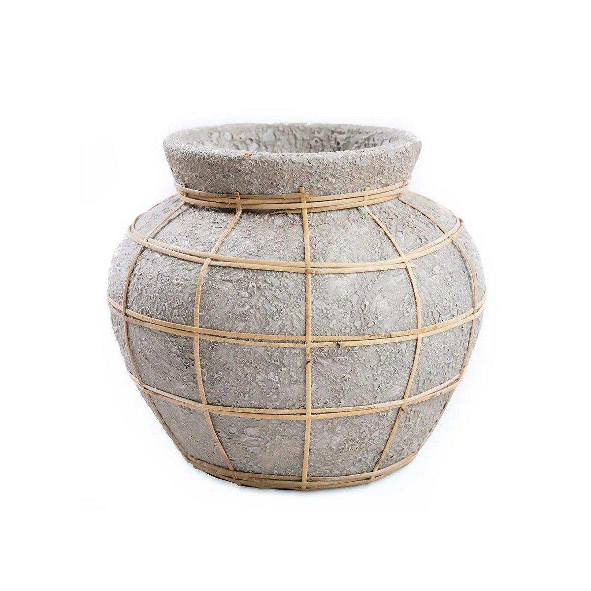 Die Bauchvase - Beton Natur - M - HomeDesign Knaus