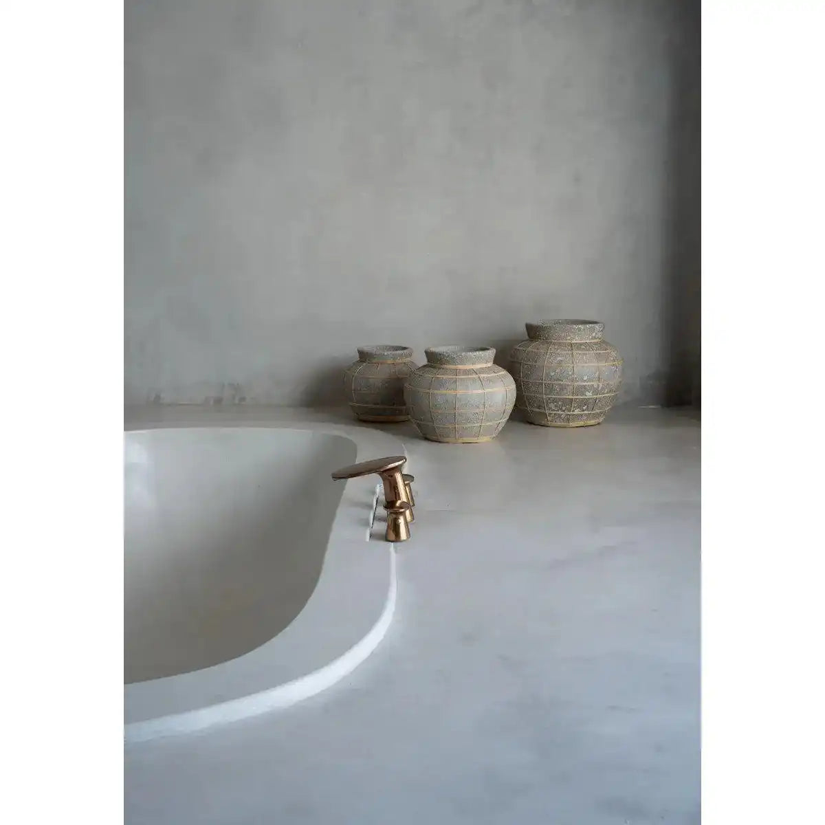 Die Bauchvase - Beton Natur - M - HomeDesign Knaus