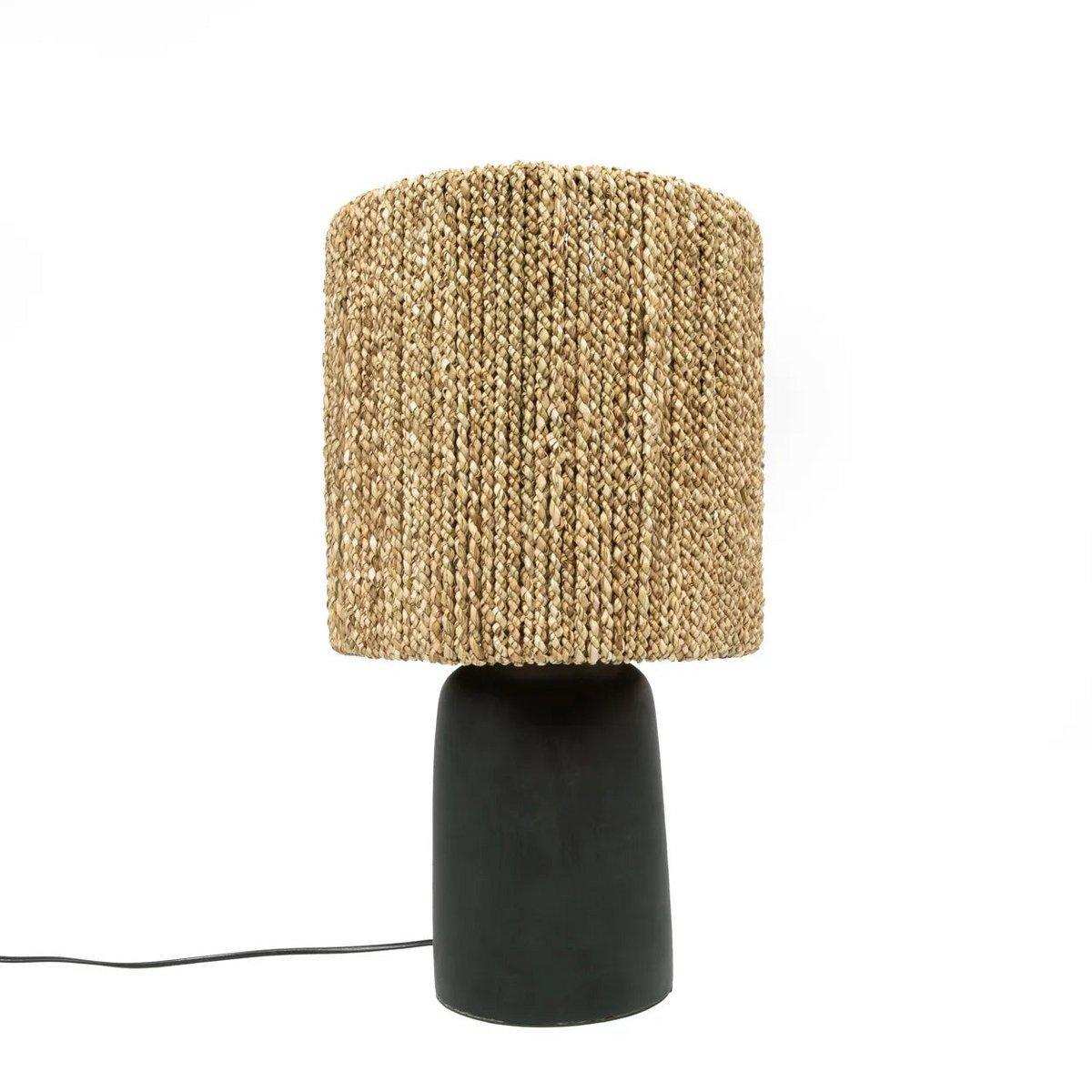 Die Chalki Tischlampe - Black Natural - HomeDesign Knaus