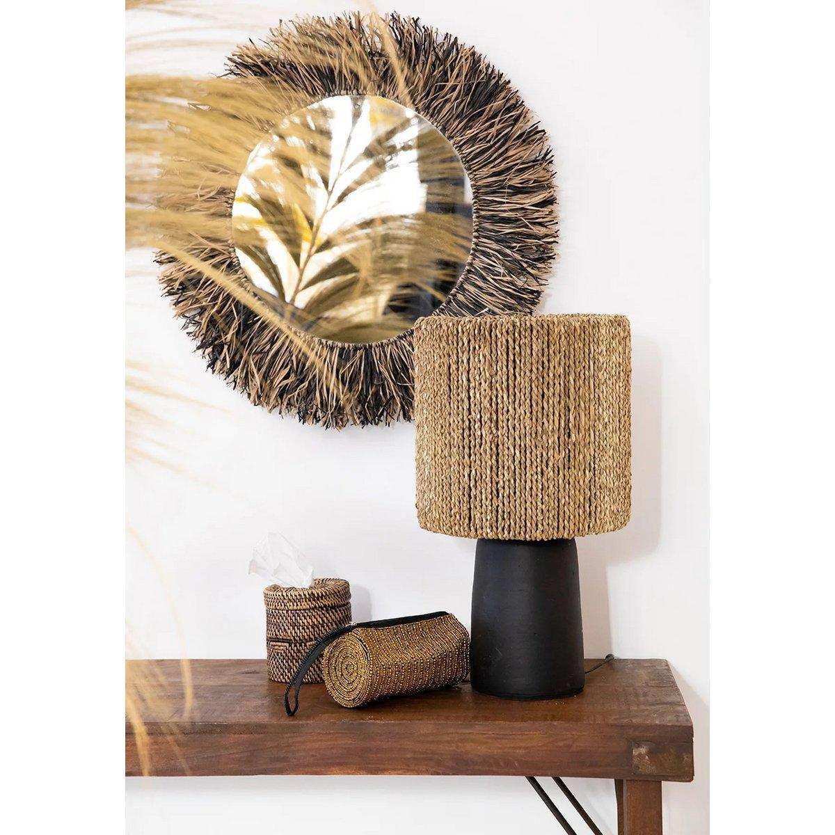 Die Chalki Tischlampe - Black Natural - HomeDesign Knaus